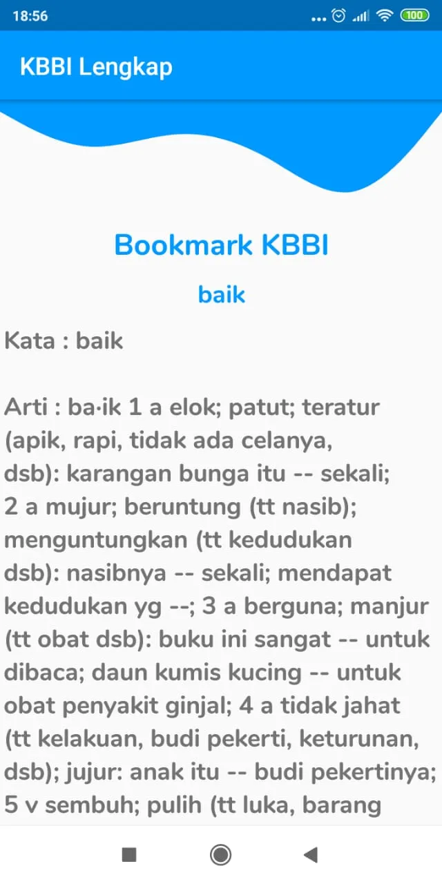 KBBI Lengkap, Antonim, Sinonim | Indus Appstore | Screenshot