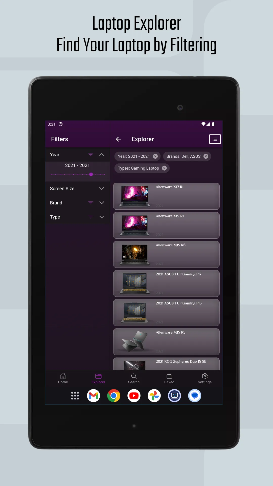 Laptop Finder: Specs & Compare | Indus Appstore | Screenshot