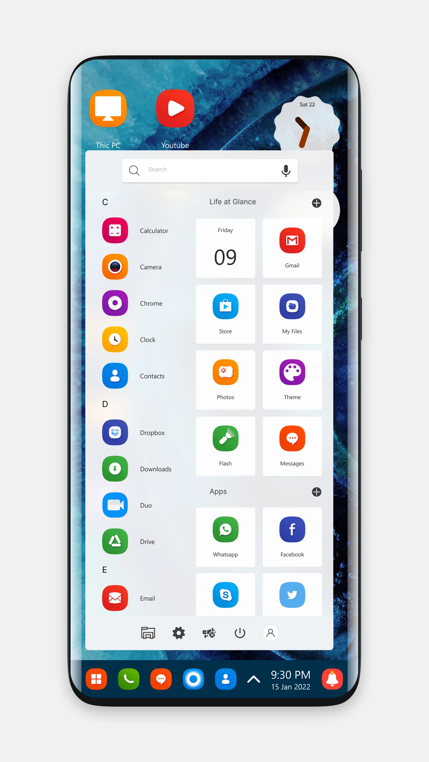 Oppo Find X theme for CL | Indus Appstore | Screenshot