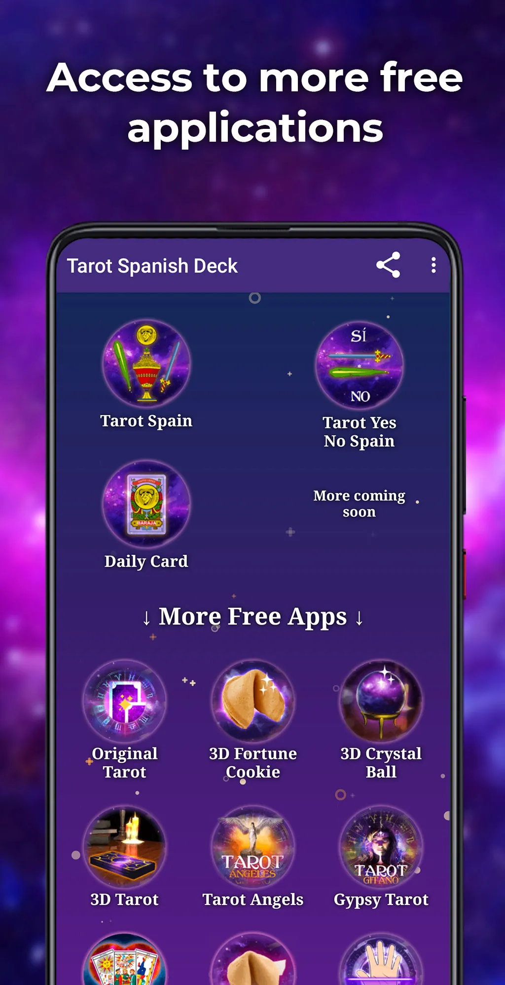 Tarot Spanish Deck - Reading | Indus Appstore | Screenshot