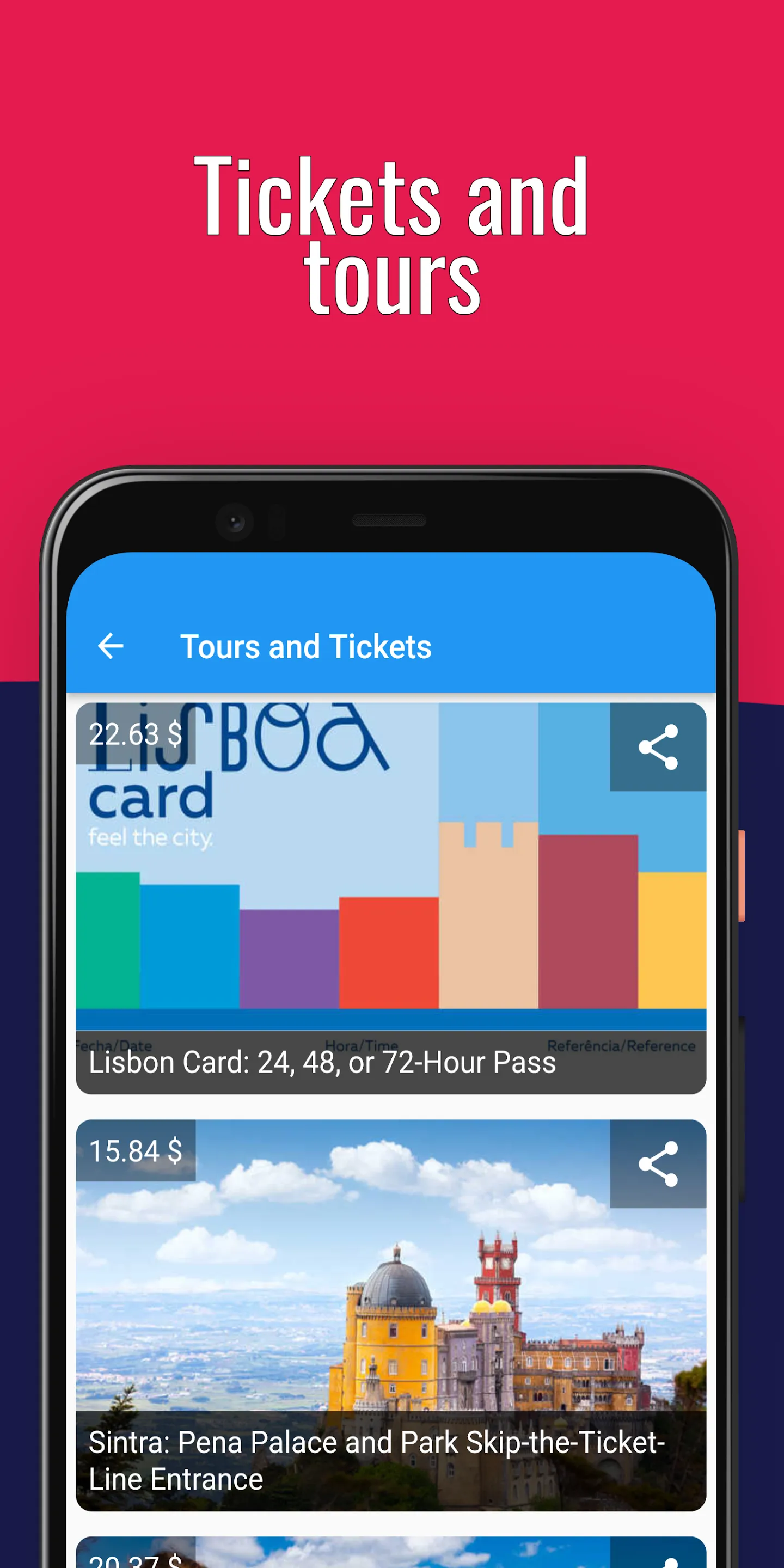LISBON Guide Tickets & Hotels | Indus Appstore | Screenshot