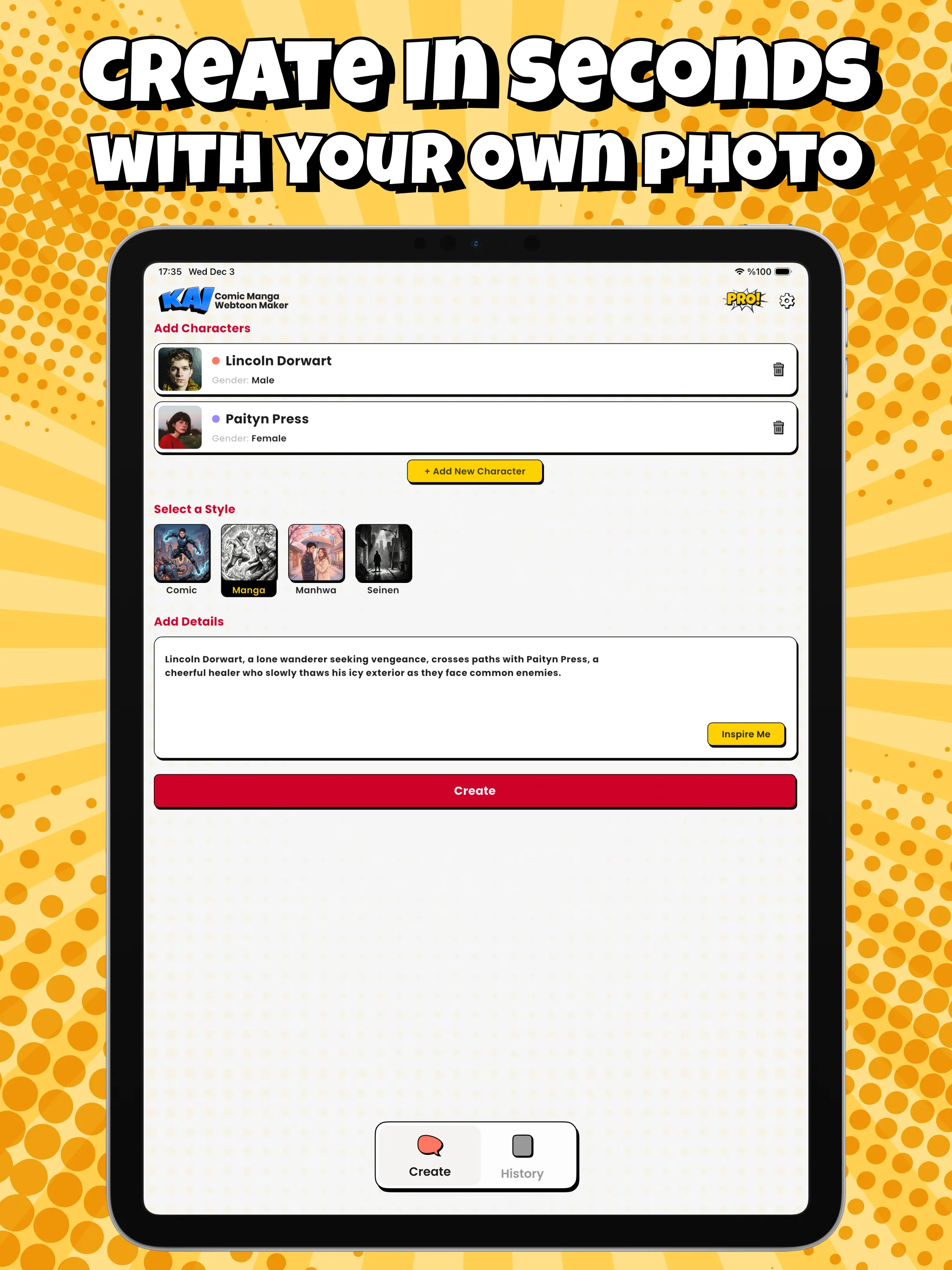 KAI: Comic Maker Manga, Manhwa | Indus Appstore | Screenshot