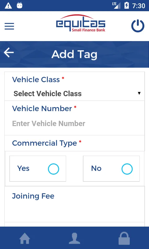 Equitas FASTag App | Indus Appstore | Screenshot
