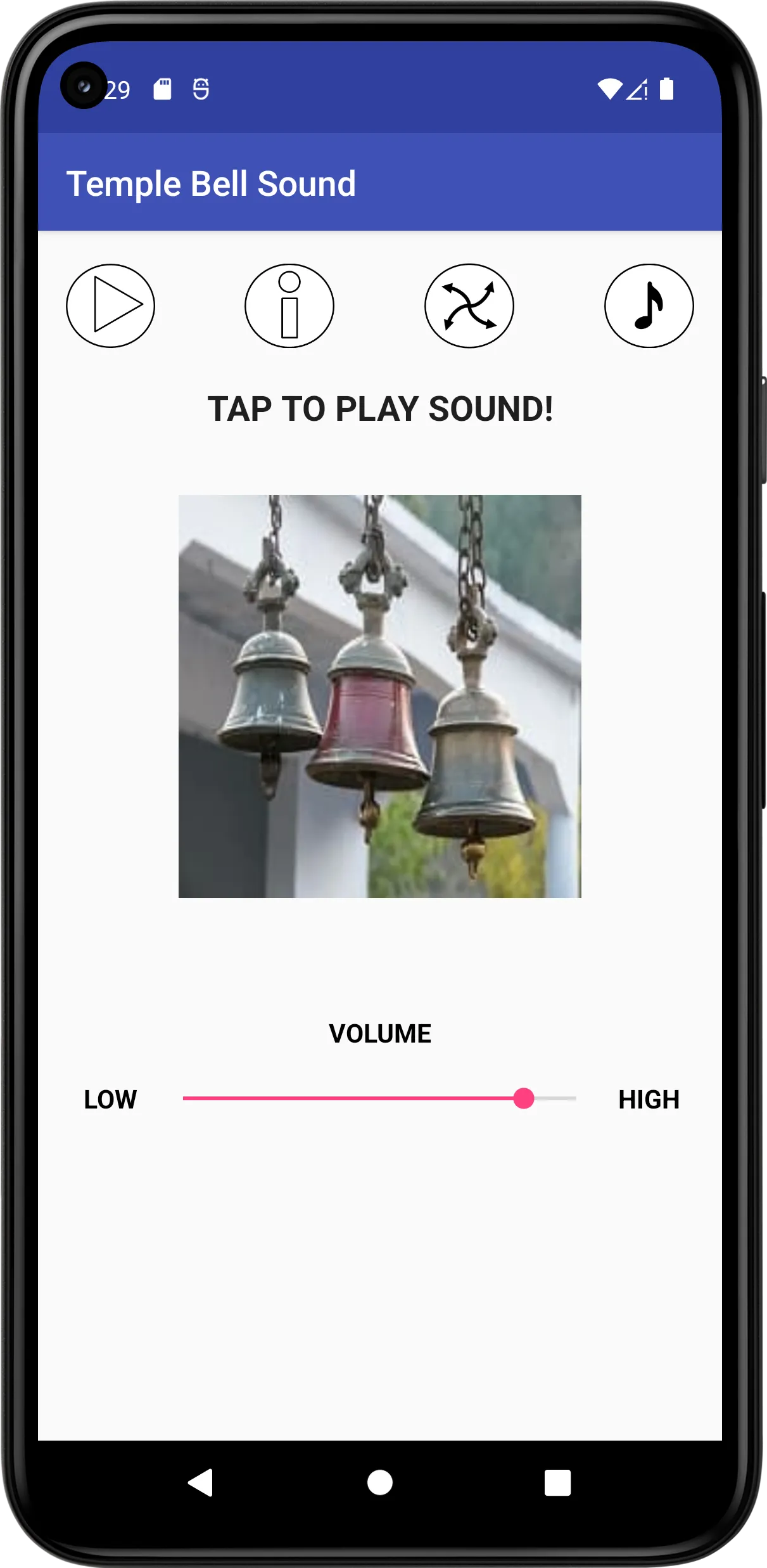 Temple Bell Sound | Indus Appstore | Screenshot