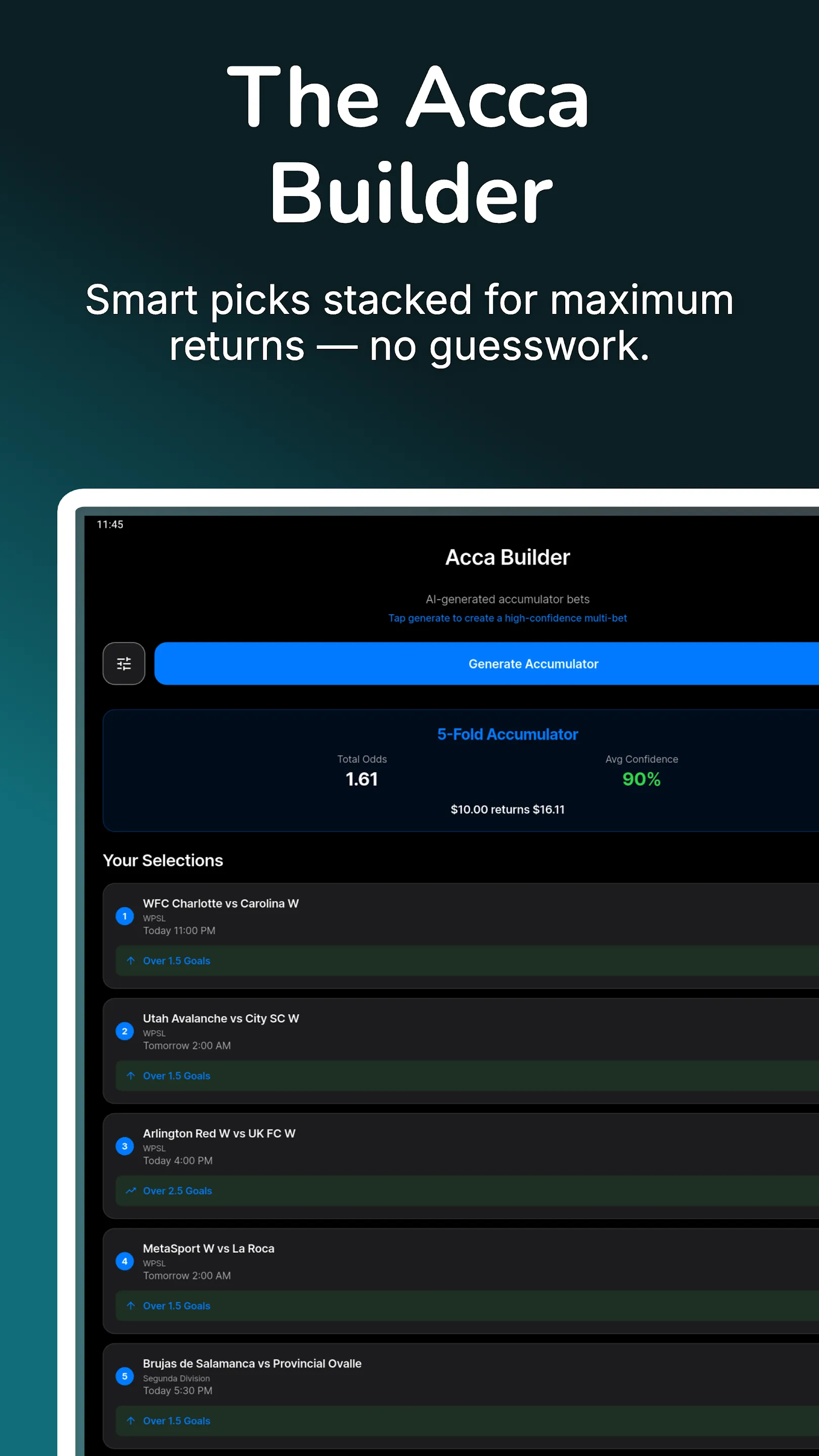 AI Betting Tips - Football | Indus Appstore | Screenshot