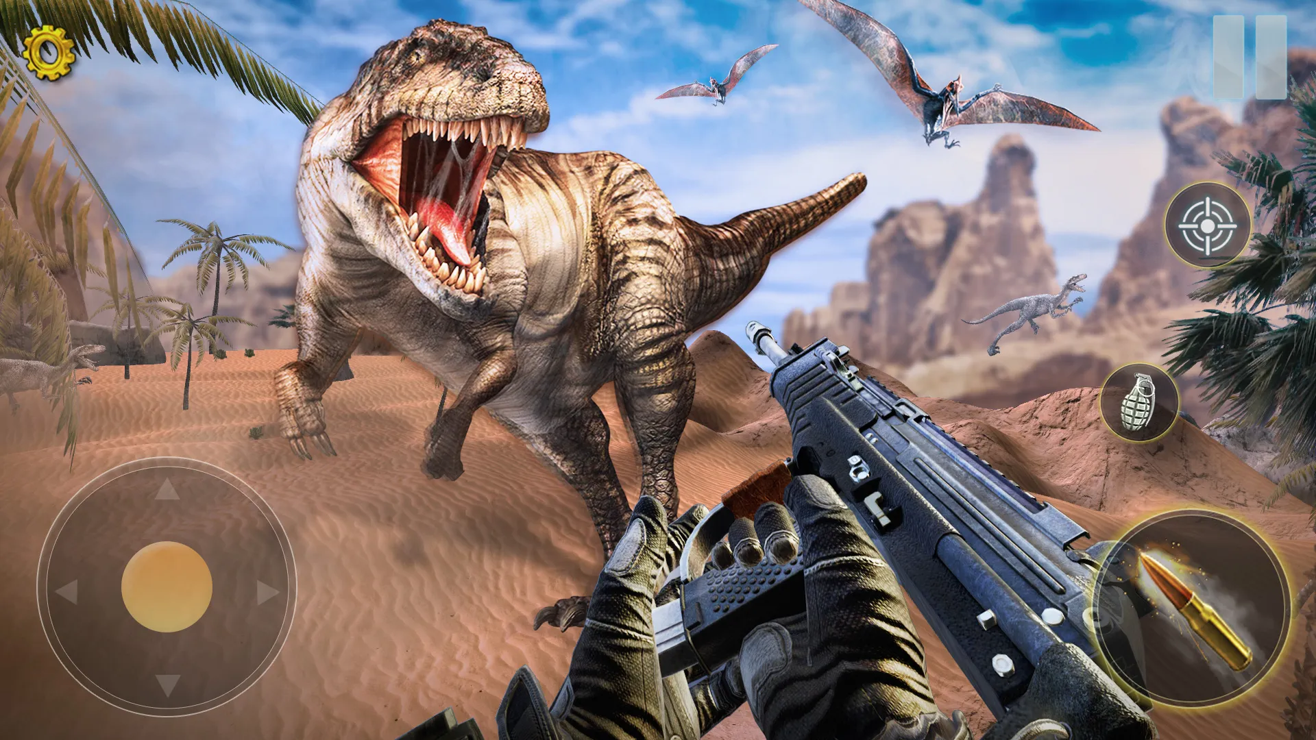 Wild Dinosaur Hunting Games | Indus Appstore | Screenshot