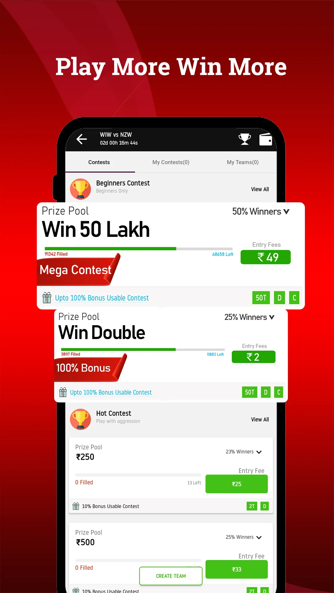 Fantasy Cricket - 99Battles | Indus Appstore | Screenshot