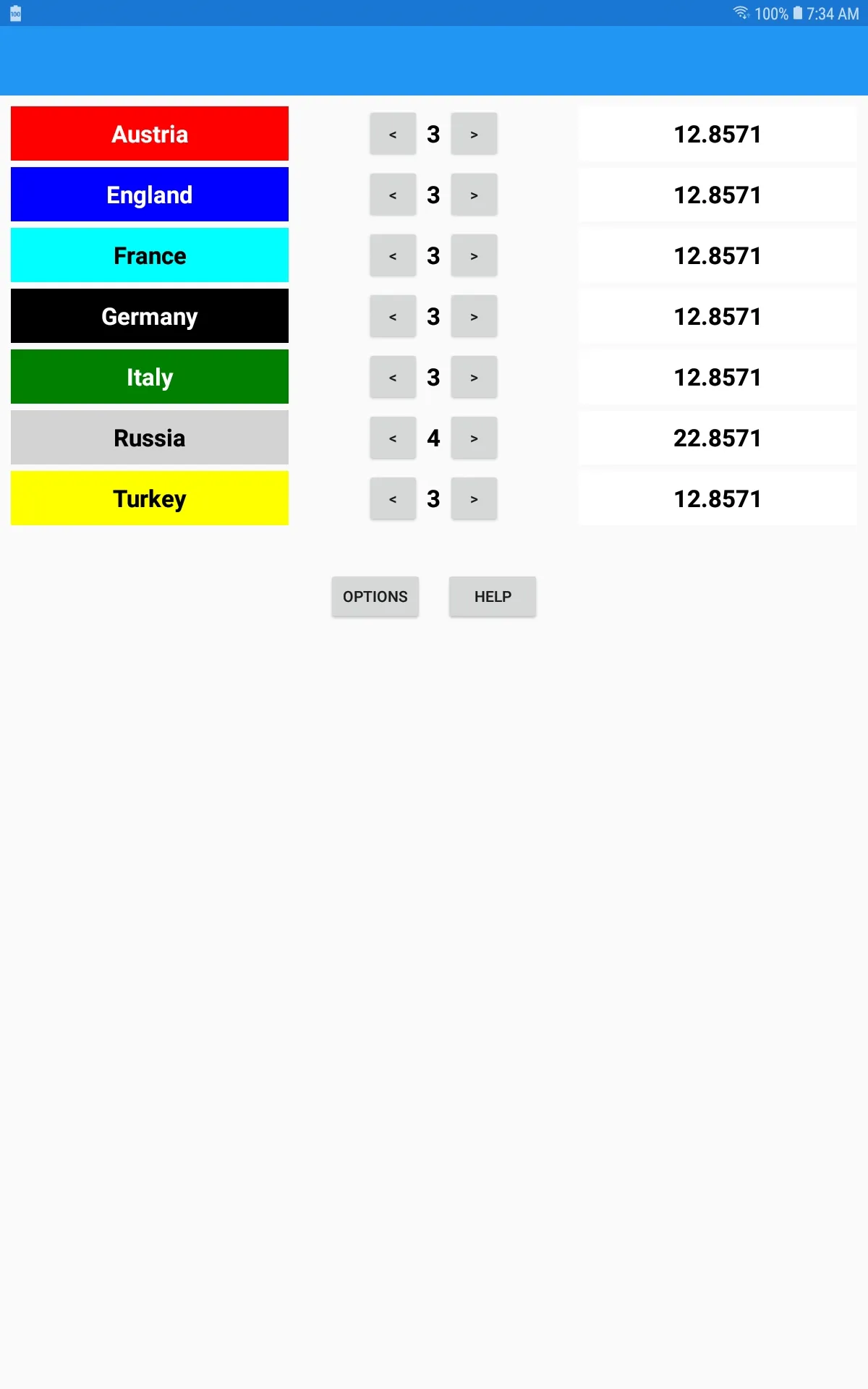 Diplomacy Tournament Scoring | Indus Appstore | Screenshot