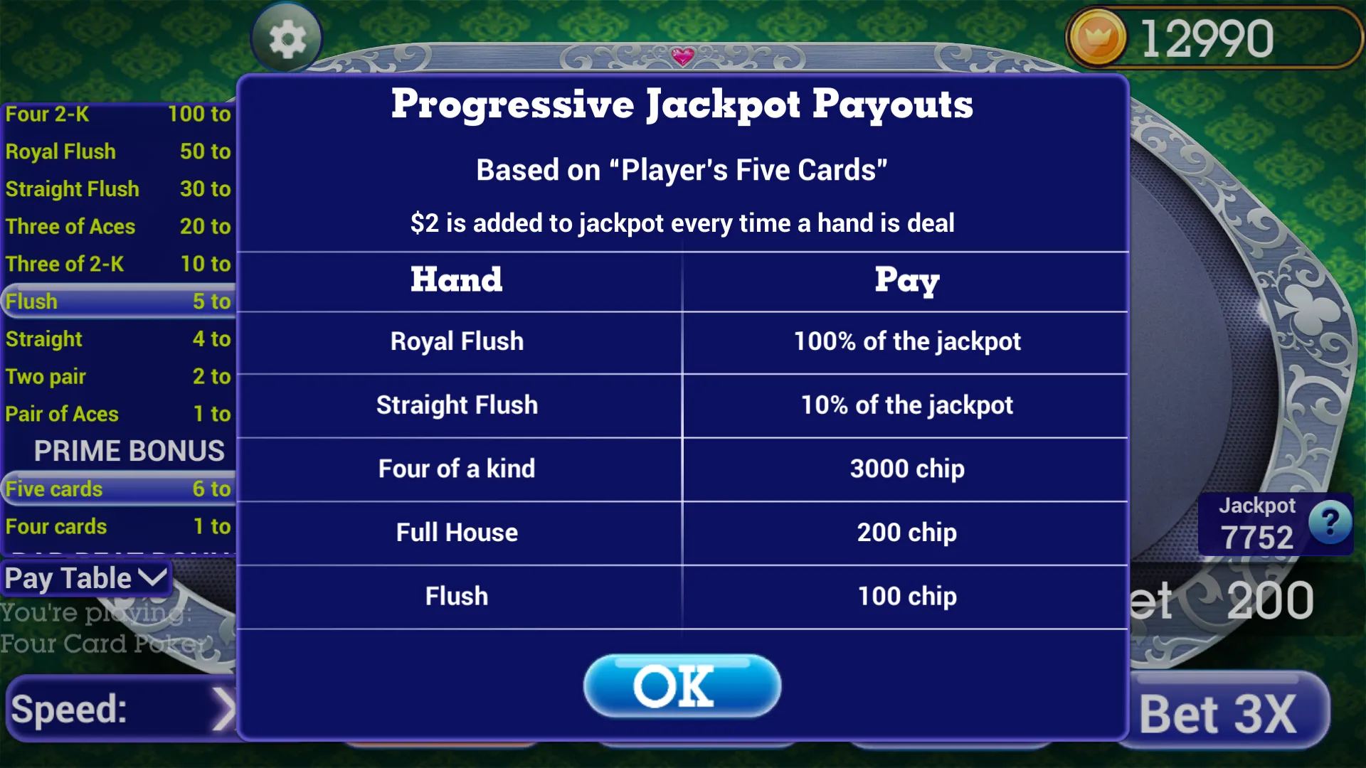 Poker Four Card | Indus Appstore | Screenshot