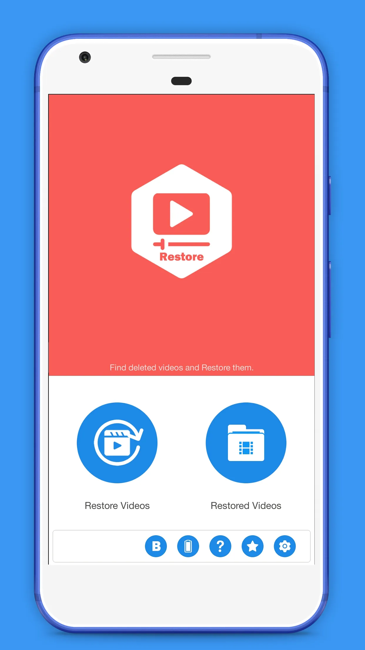 Deleted Video Recovery | Indus Appstore | Screenshot