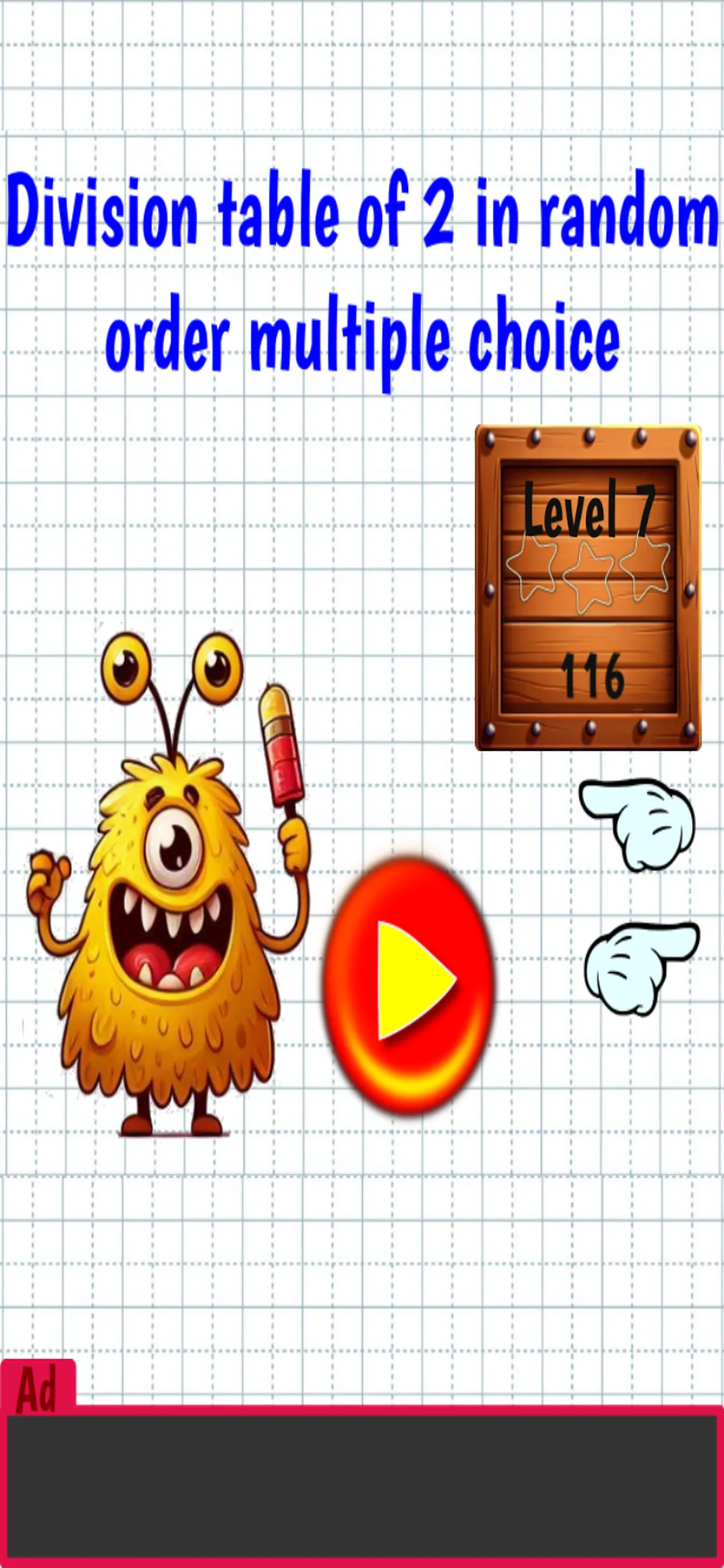 Division Tables Math | Indus Appstore | Screenshot