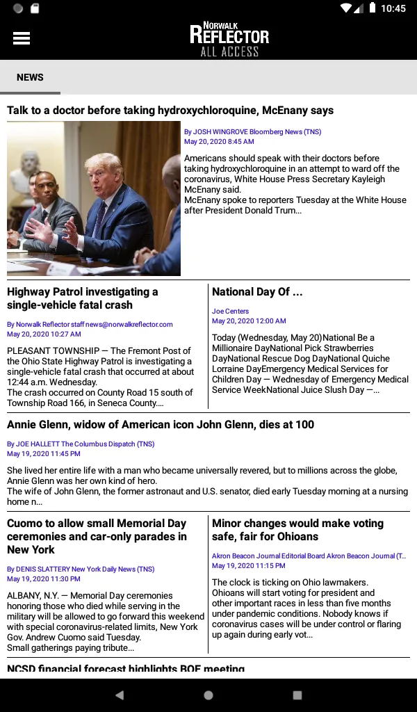 Norwalk Reflector | Indus Appstore | Screenshot