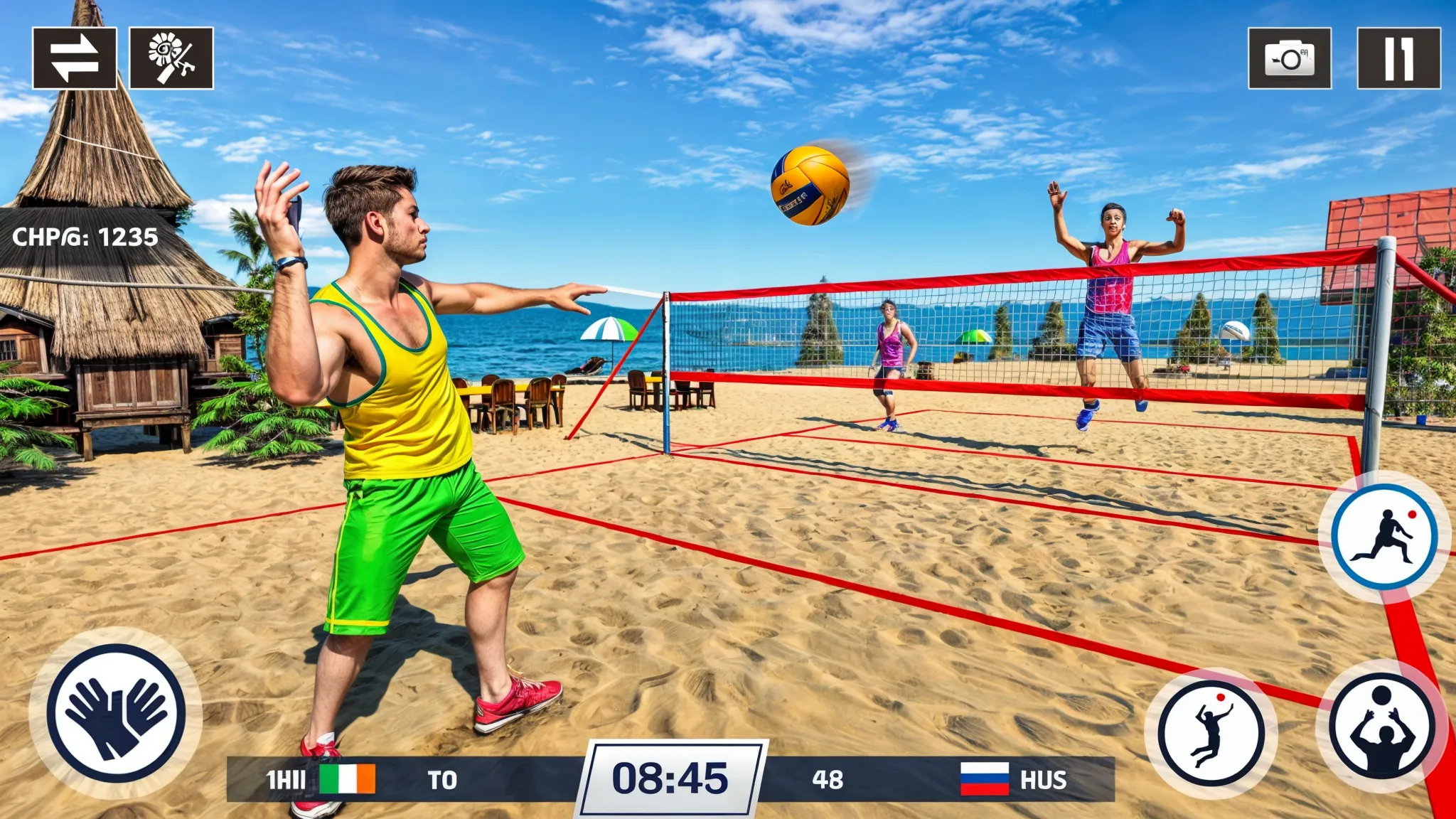 Volleyball Game 3D Sports Game | Indus Appstore | Screenshot