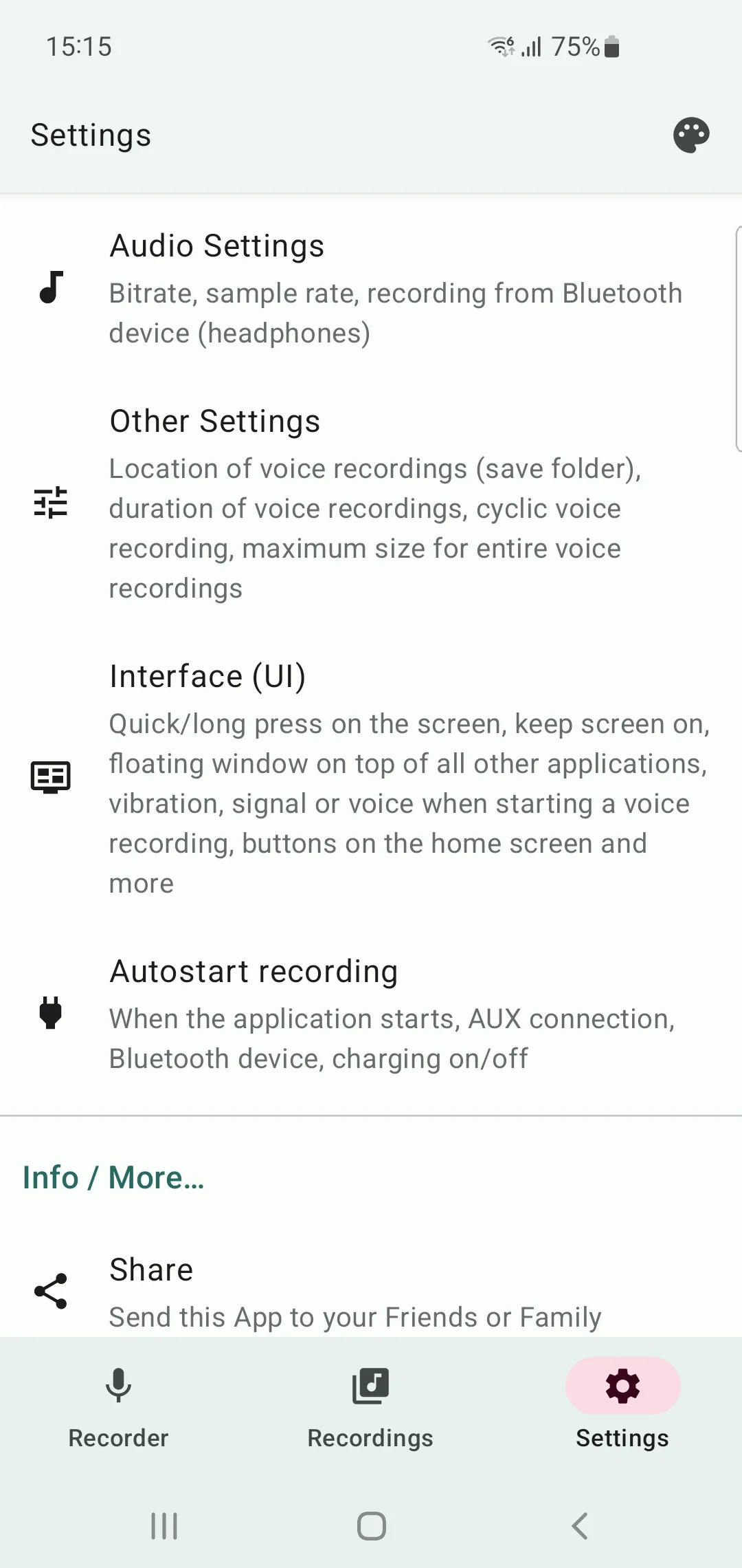 Voice Recorder in Background | Indus Appstore | Screenshot