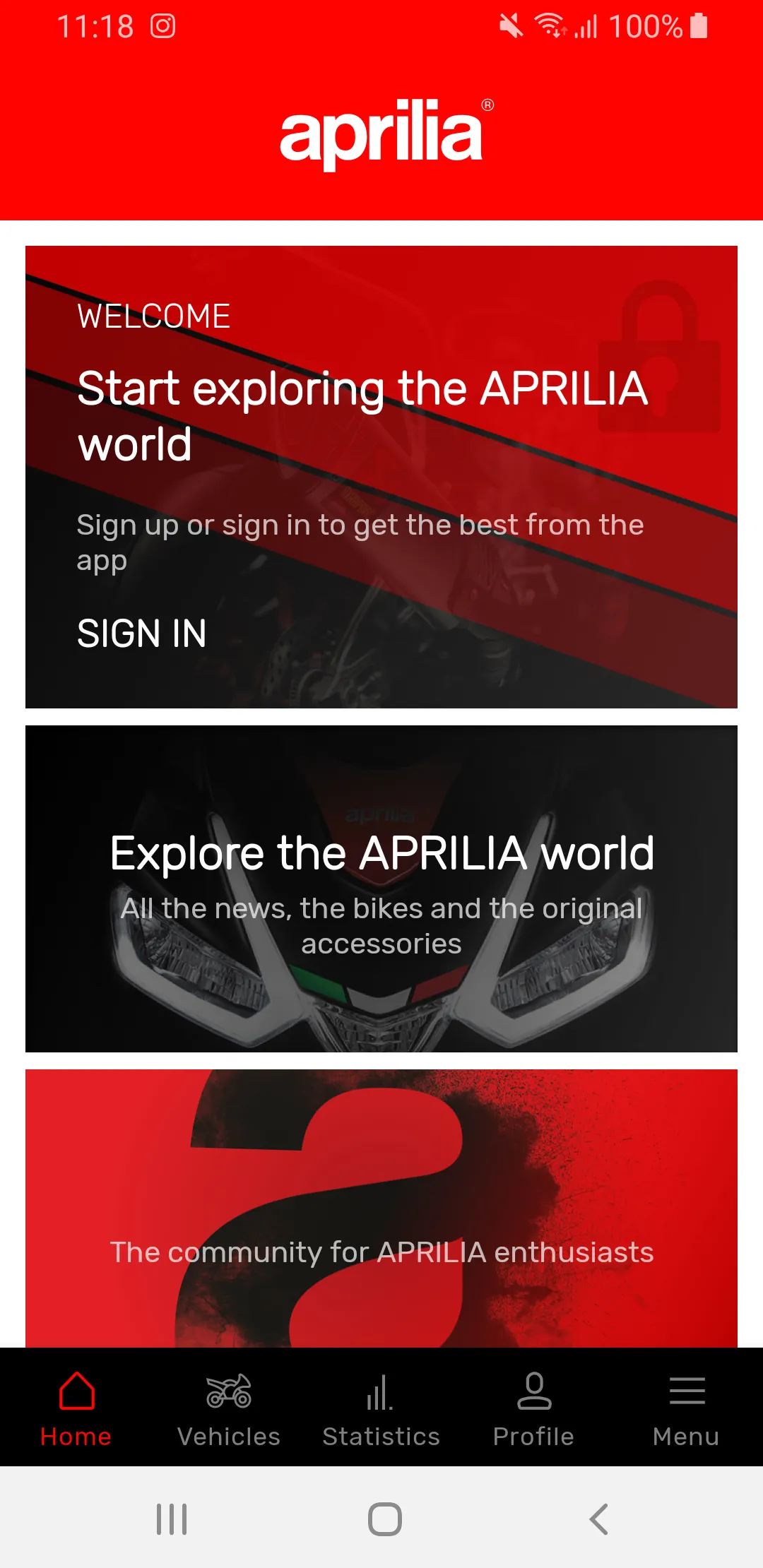 Aprilia | Indus Appstore | Screenshot