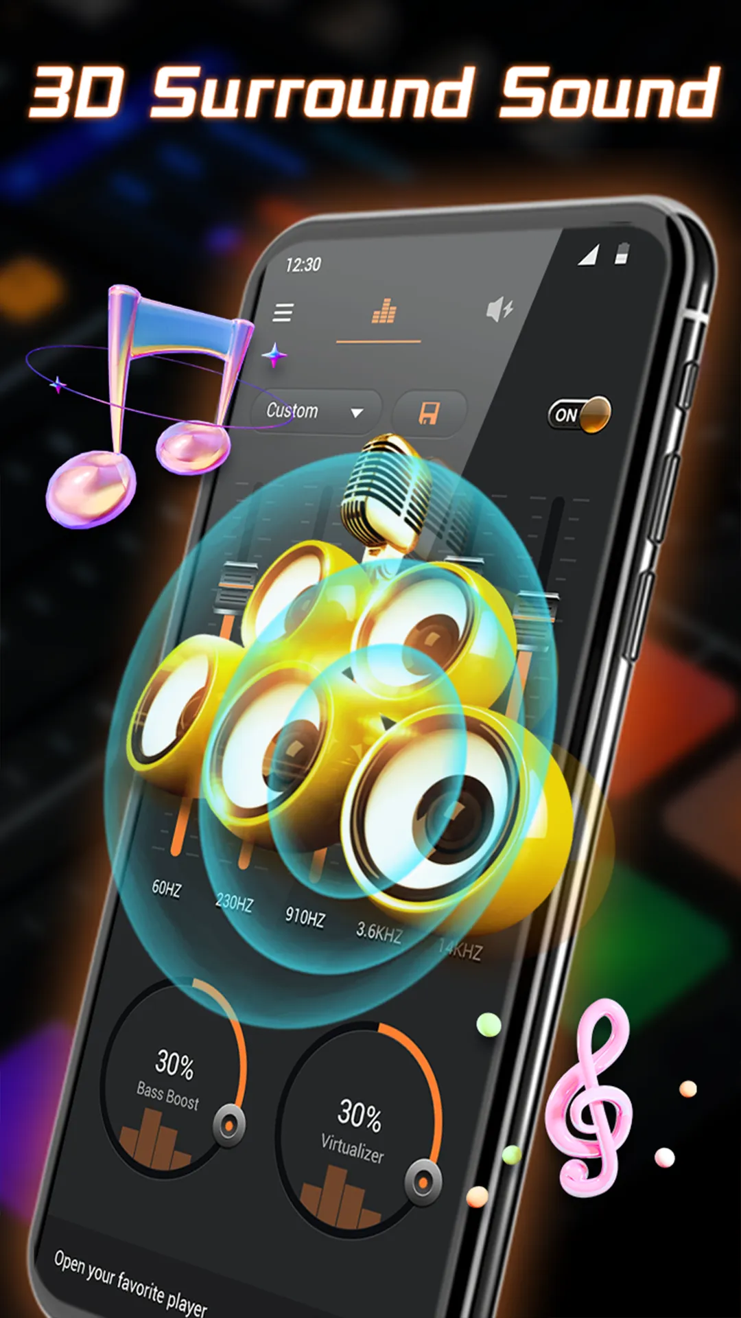 Equalizer- Bass Booster&Volume | Indus Appstore | Screenshot