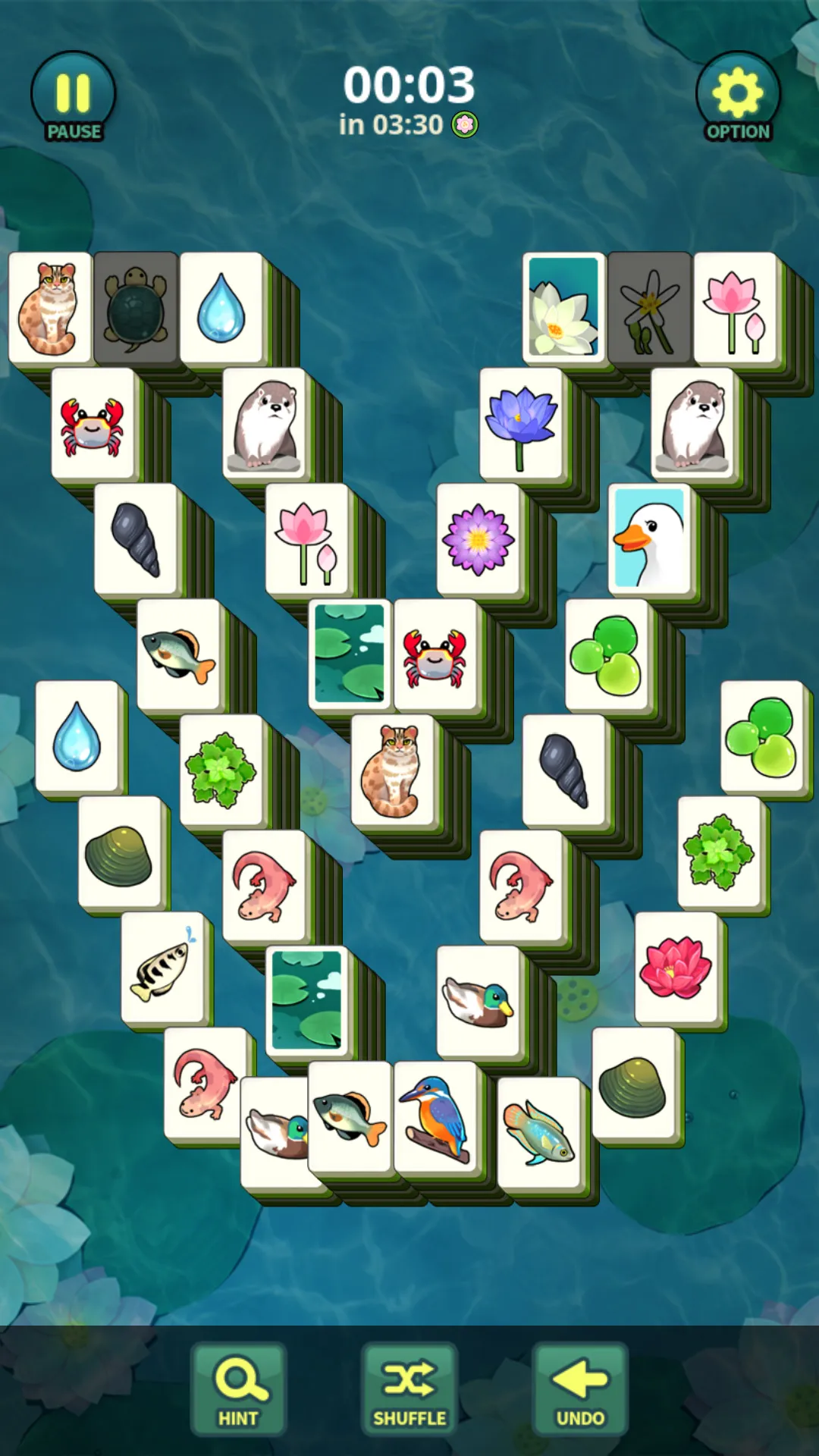 Mahjong Lotus Solitaire | Indus Appstore | Screenshot