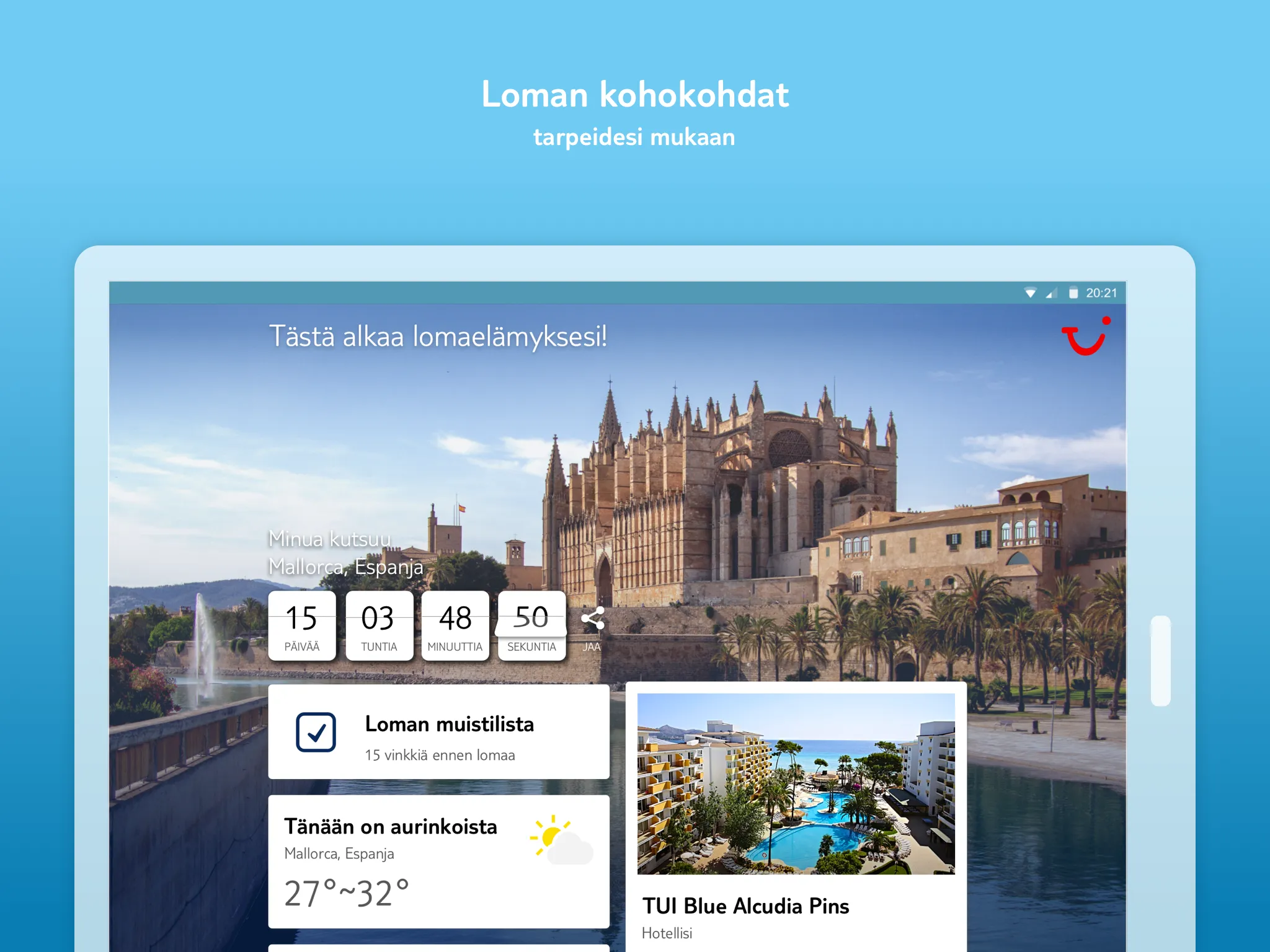 TUI Suomi: Lomat ja matkat | Indus Appstore | Screenshot