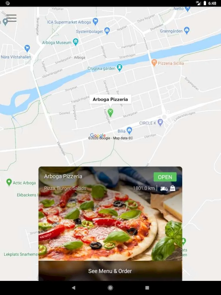 Arboga Pizzeria | Indus Appstore | Screenshot