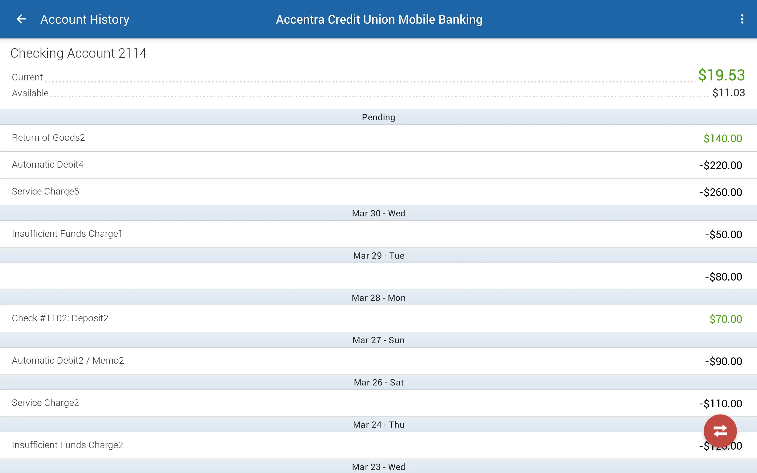 Accentra Credit Union Mobile | Indus Appstore | Screenshot