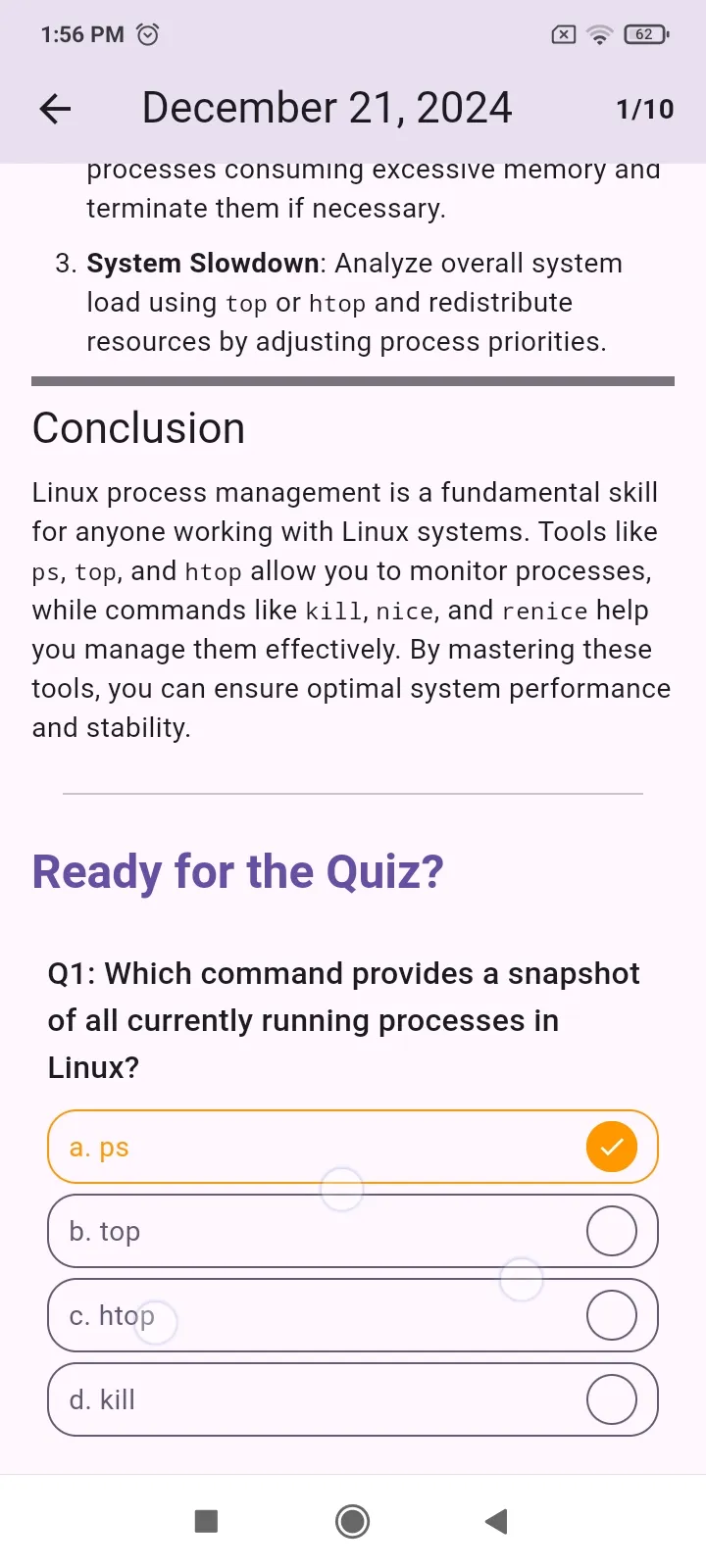 Linux Commands | Indus Appstore | Screenshot