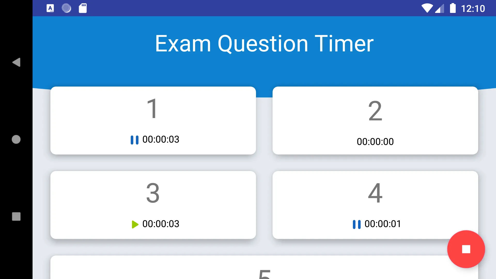 Exam Question Timer | Indus Appstore | Screenshot