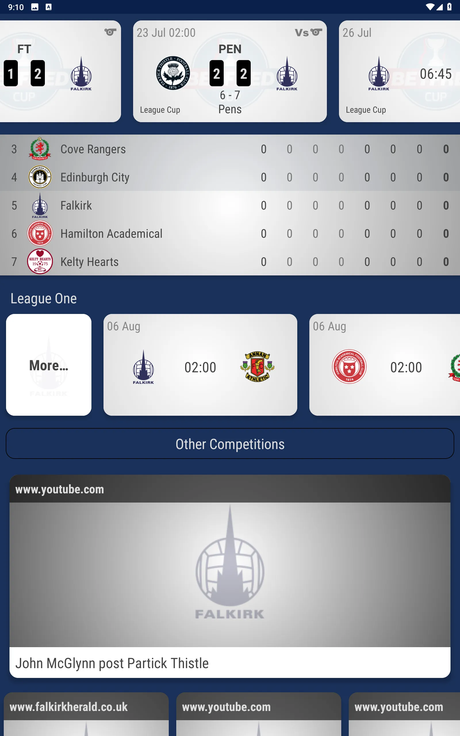 Falkirk FC Fan App | Indus Appstore | Screenshot