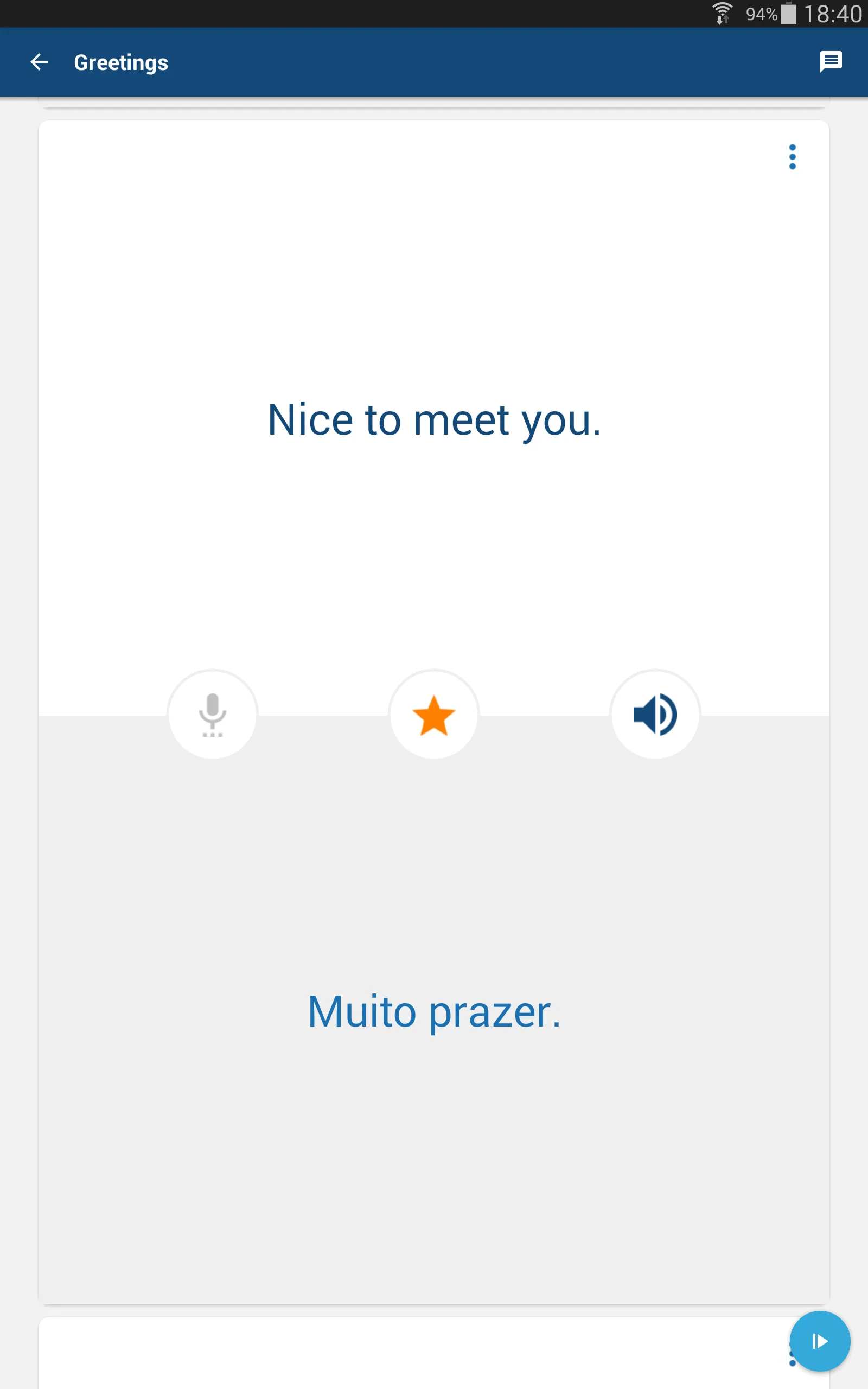 Learn Portuguese Phrase | Indus Appstore | Screenshot