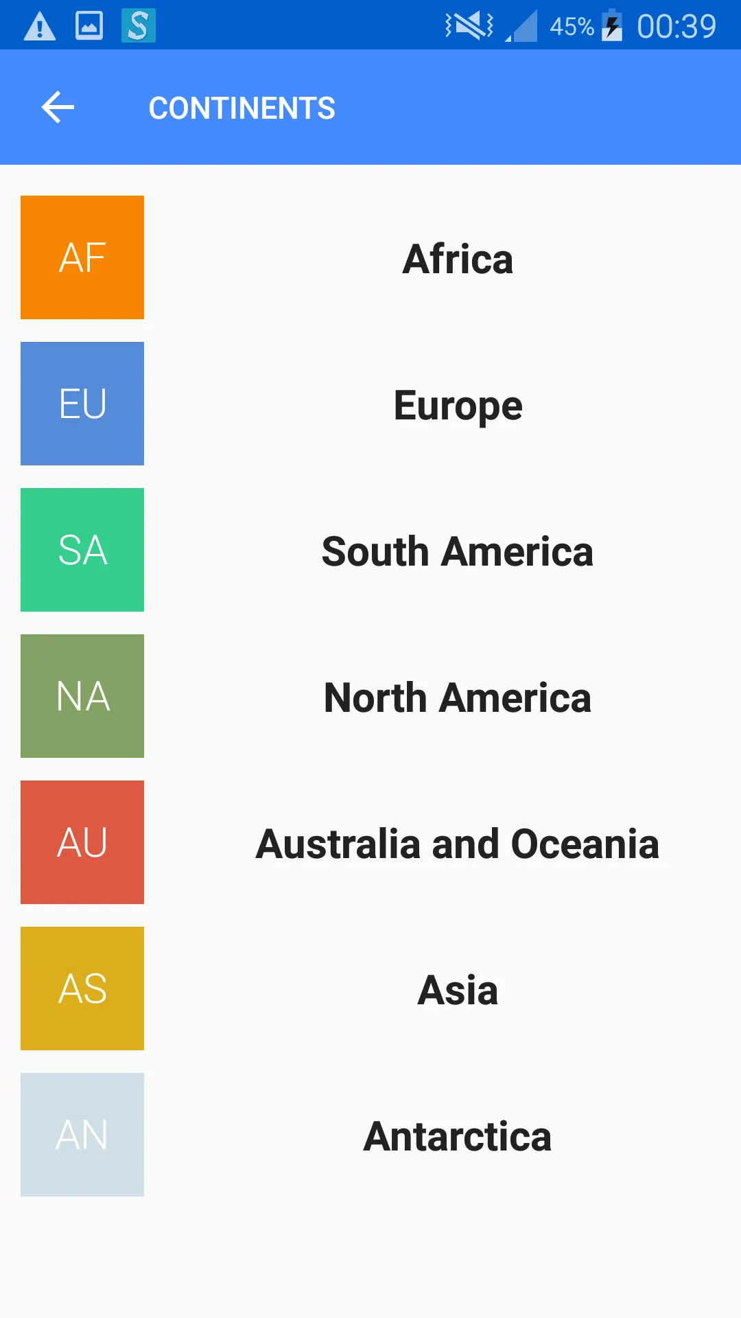 Country Capitals and Currency  | Indus Appstore | Screenshot