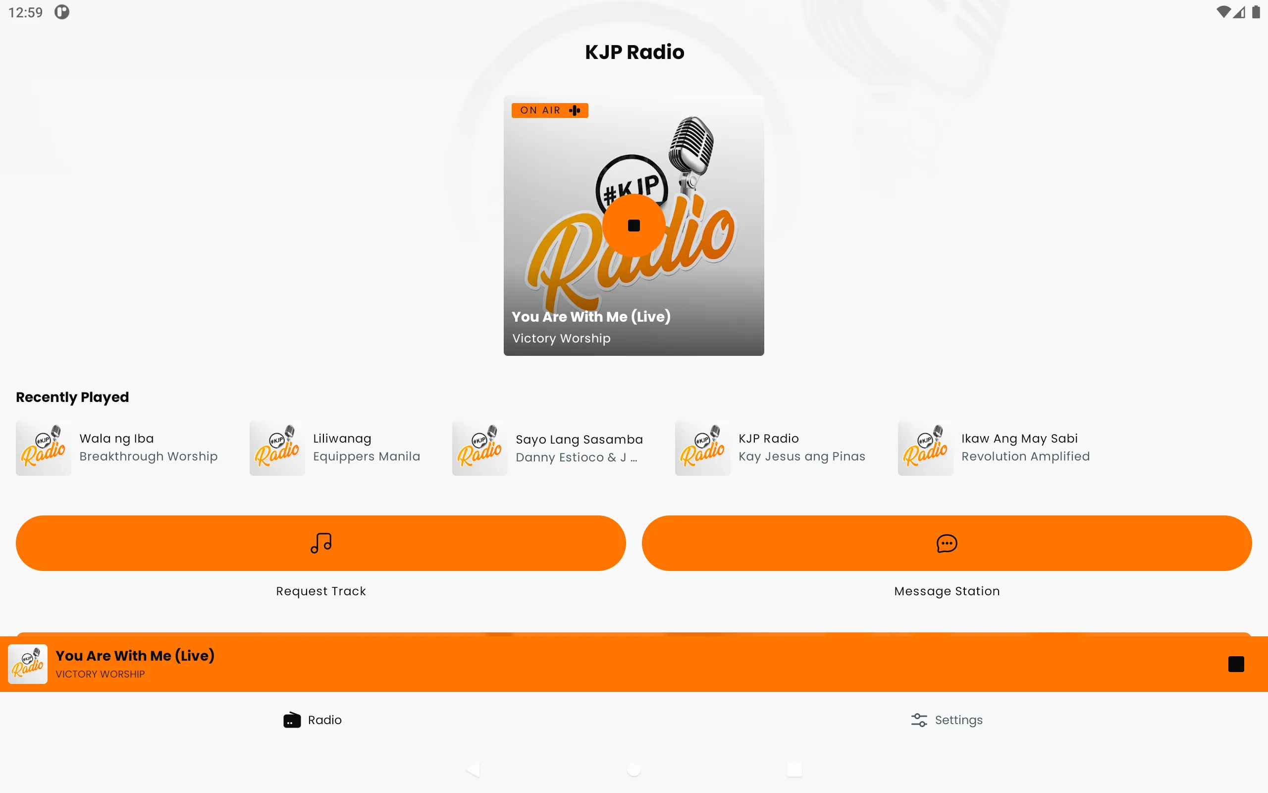 KJP Radio | Indus Appstore | Screenshot