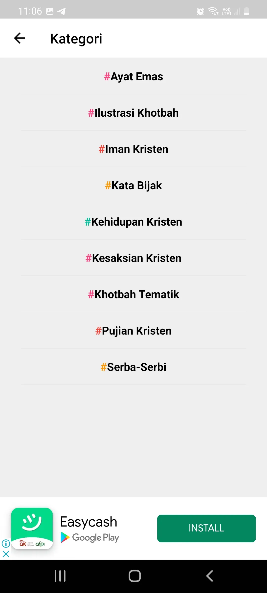 Kerangka Khotbah Kristen | Indus Appstore | Screenshot