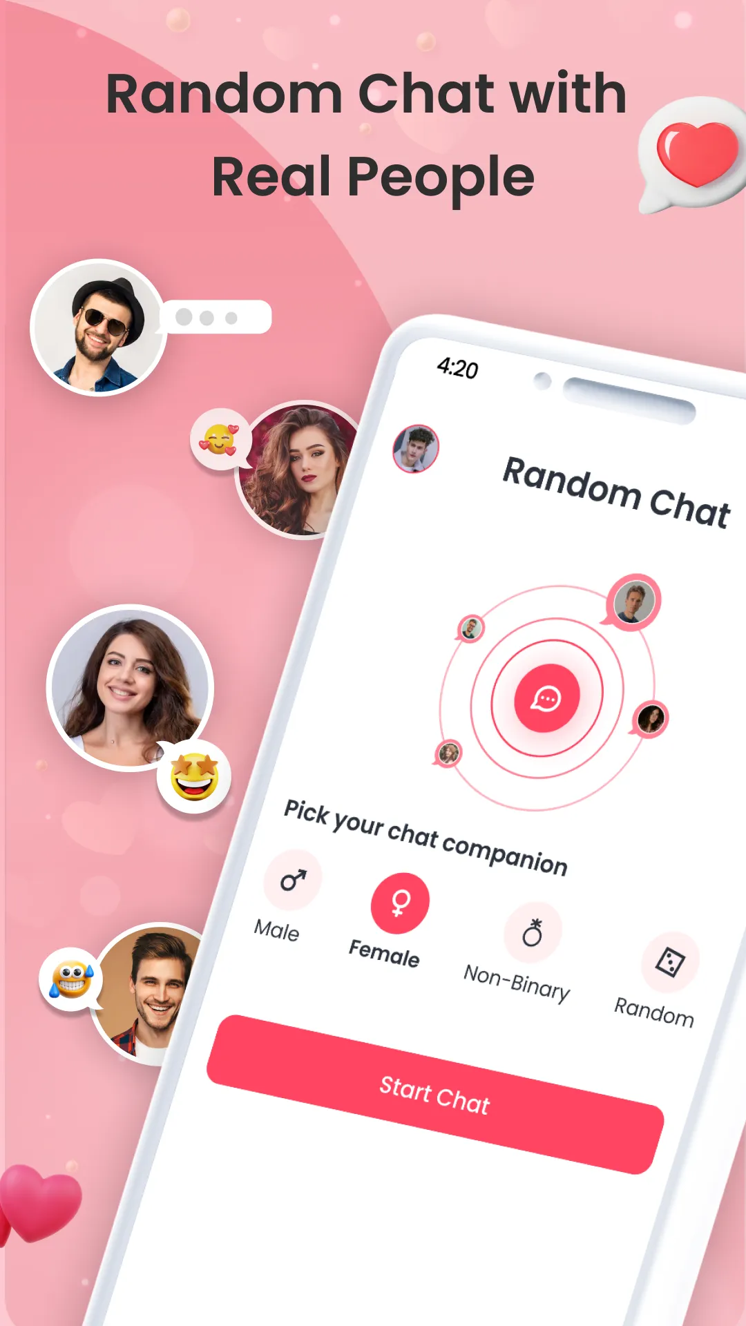 Amoria: Random Chat & Dating | Indus Appstore | Screenshot