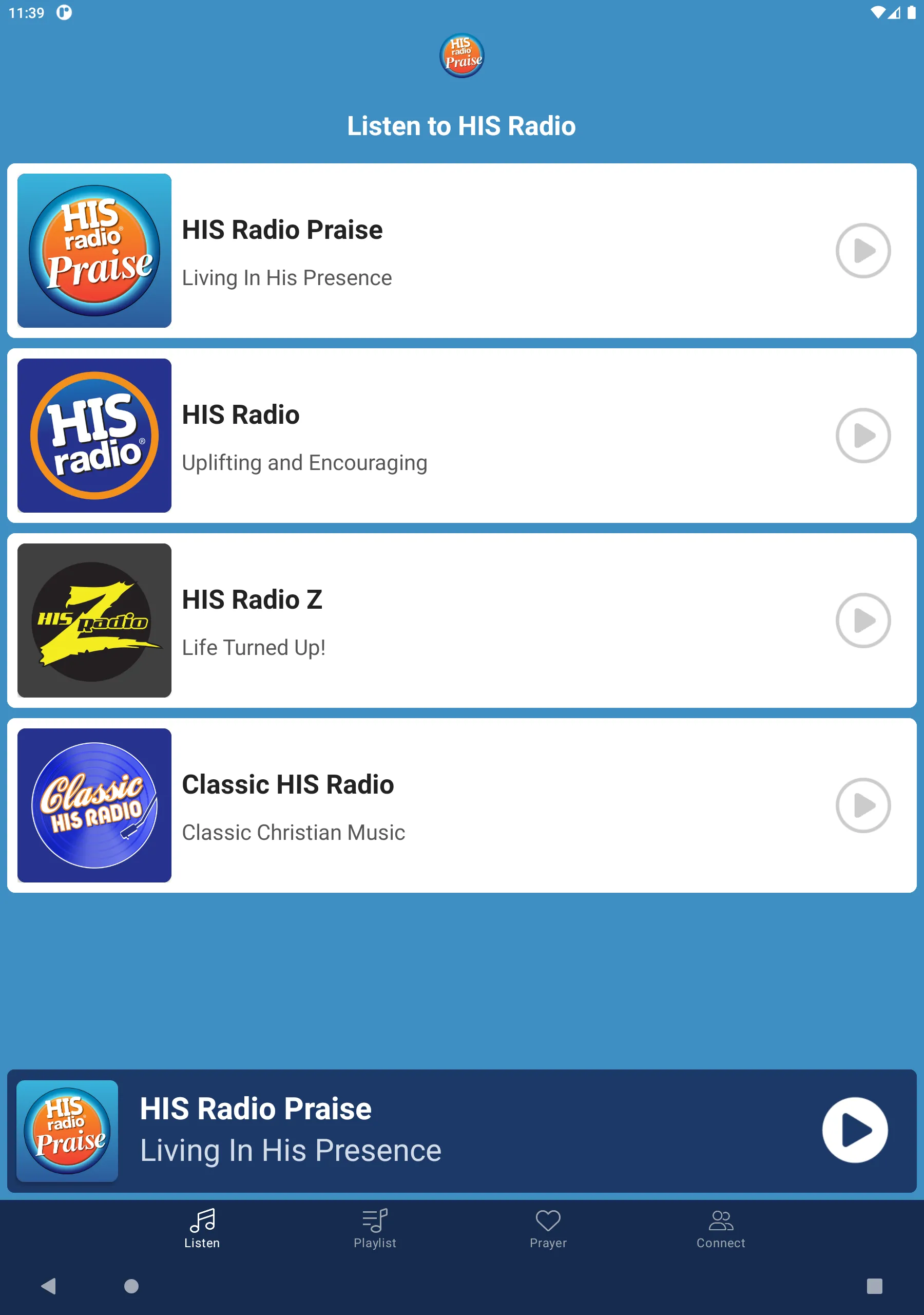 HIS Radio Praise | Indus Appstore | Screenshot