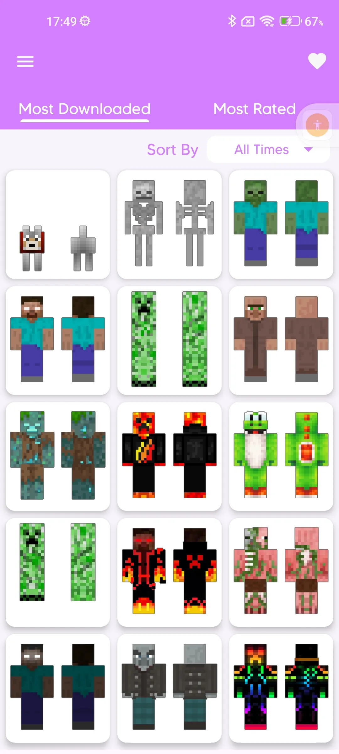 Mob Skin for Minecraft | Indus Appstore | Screenshot