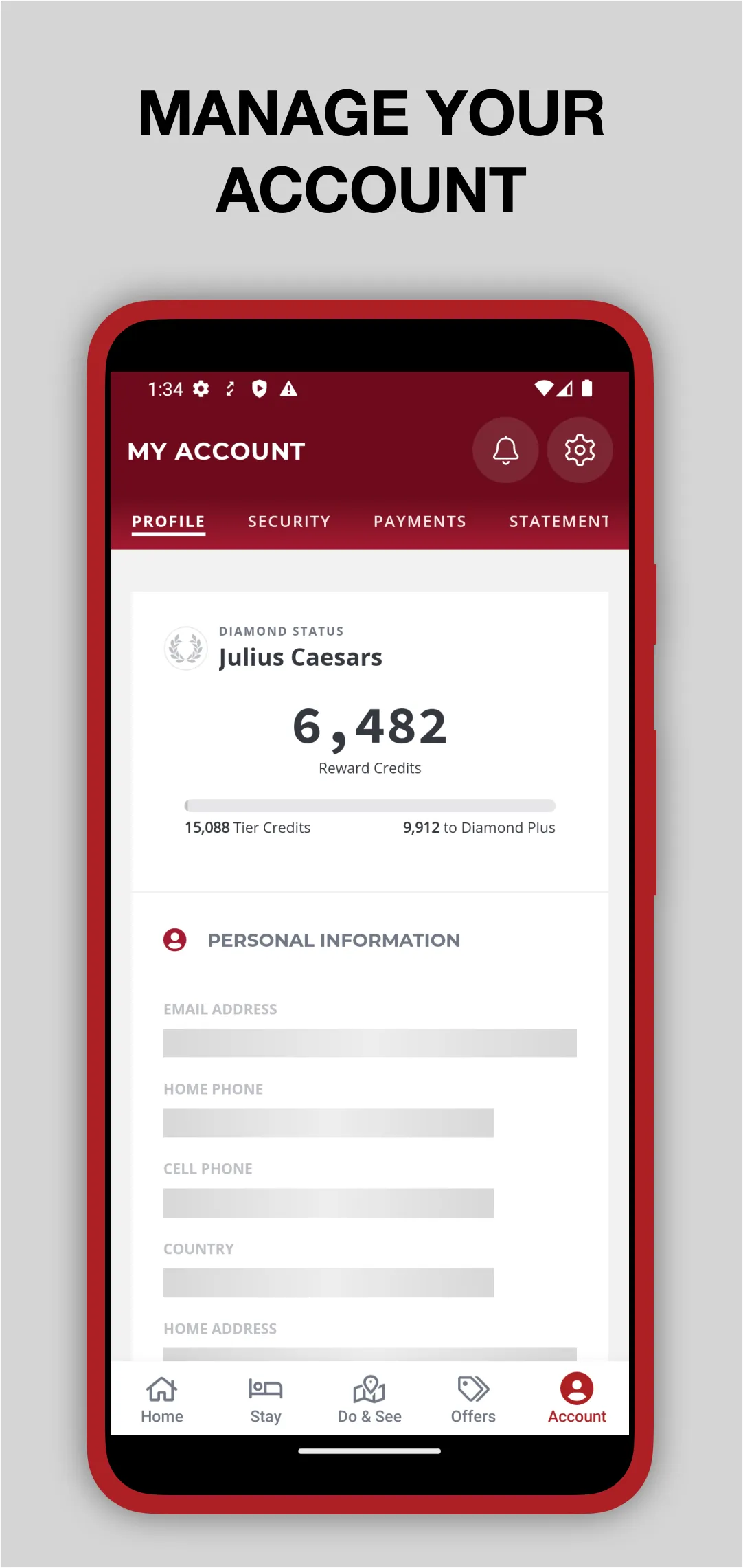 Caesars Rewards Resort Offers | Indus Appstore | Screenshot