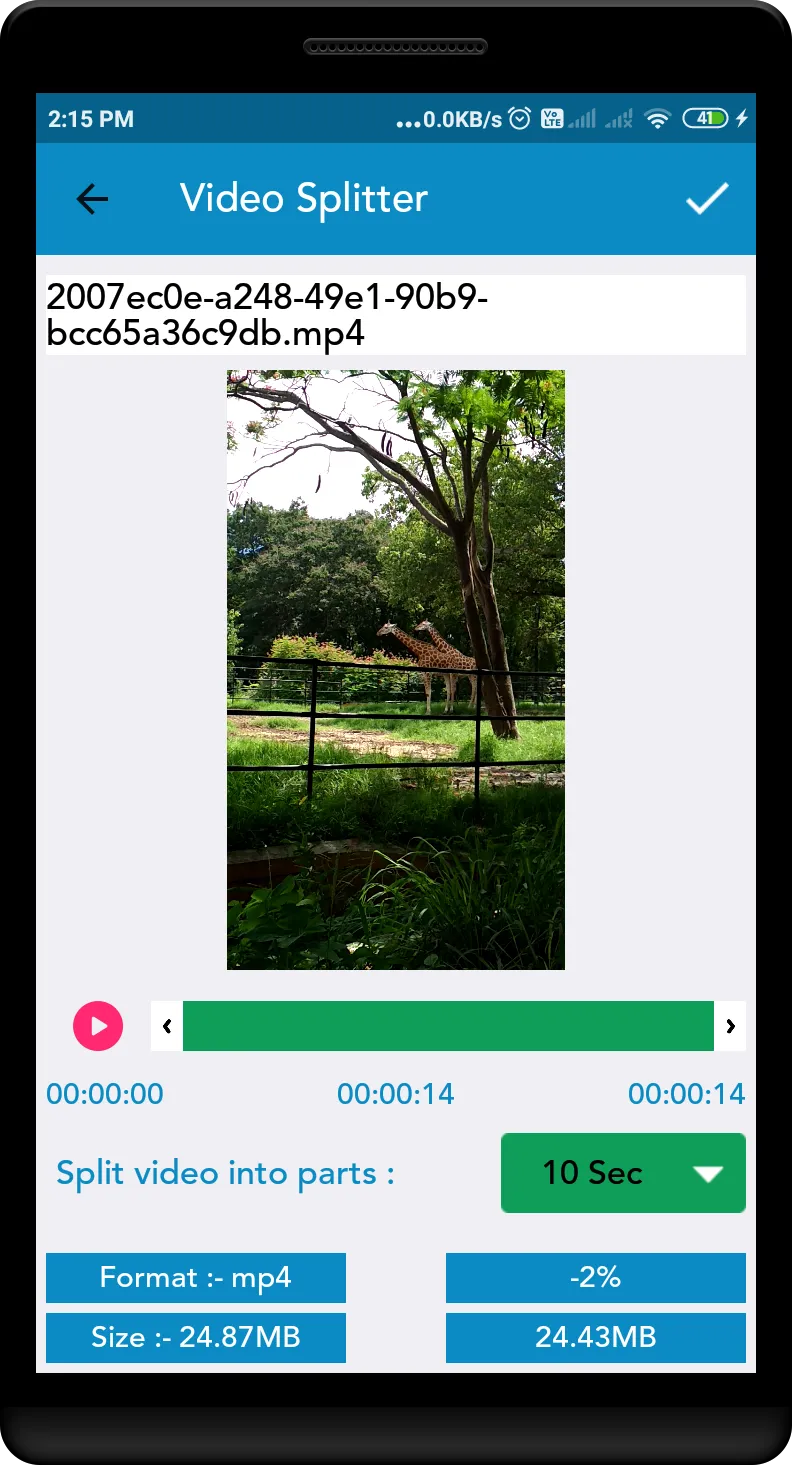 Video Cutter - Trim & Split | Indus Appstore | Screenshot