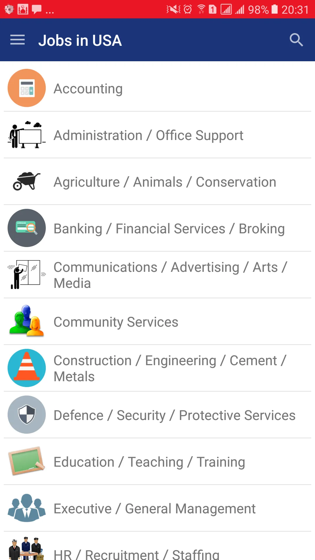 Jobs in USA | Indus Appstore | Screenshot