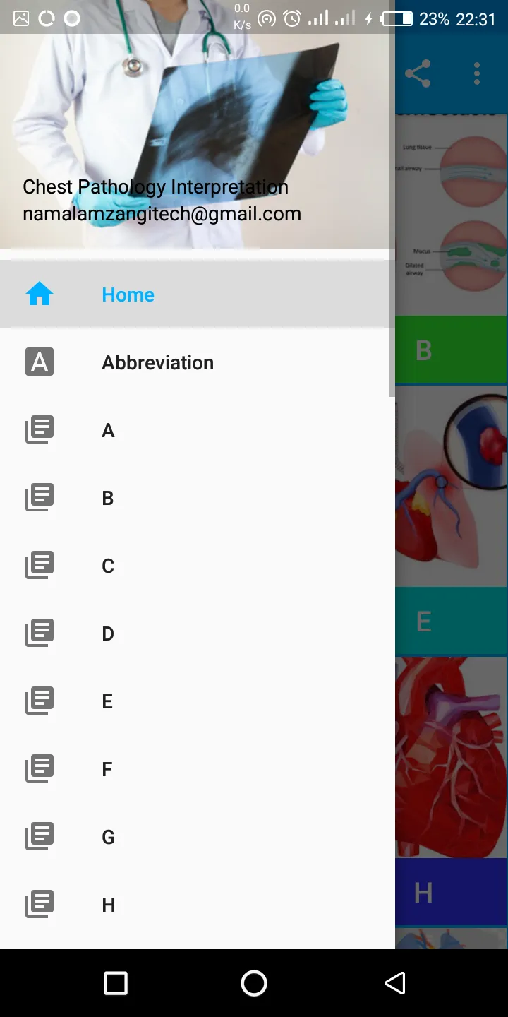 A-Z Chest XRay Pathology Guide | Indus Appstore | Screenshot