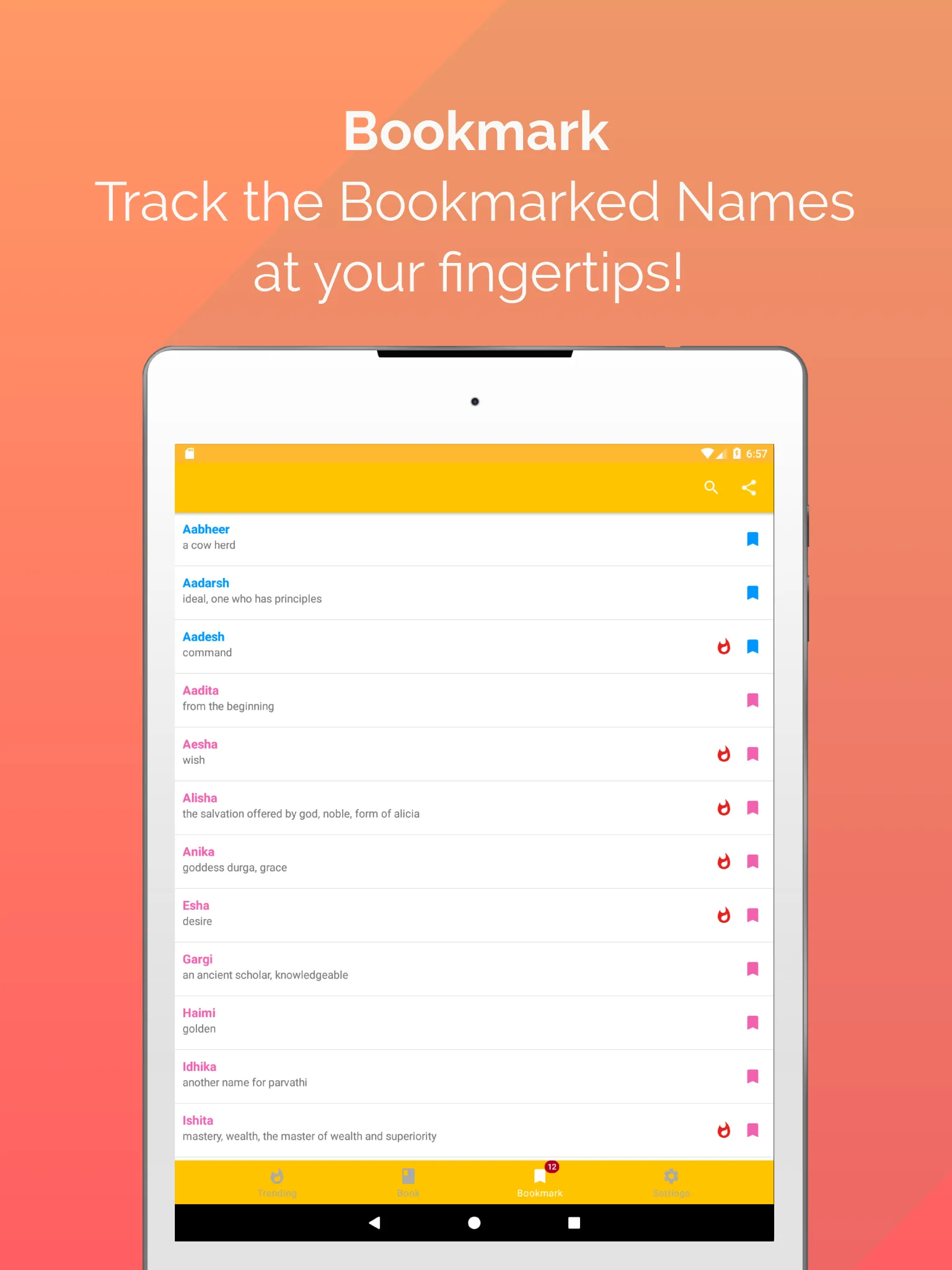 Namly - Baby Boy and Girl Name | Indus Appstore | Screenshot