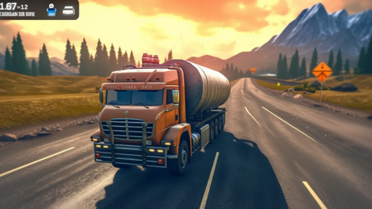 Oil Cargo Transport Truck Game | Indus Appstore | Screenshot