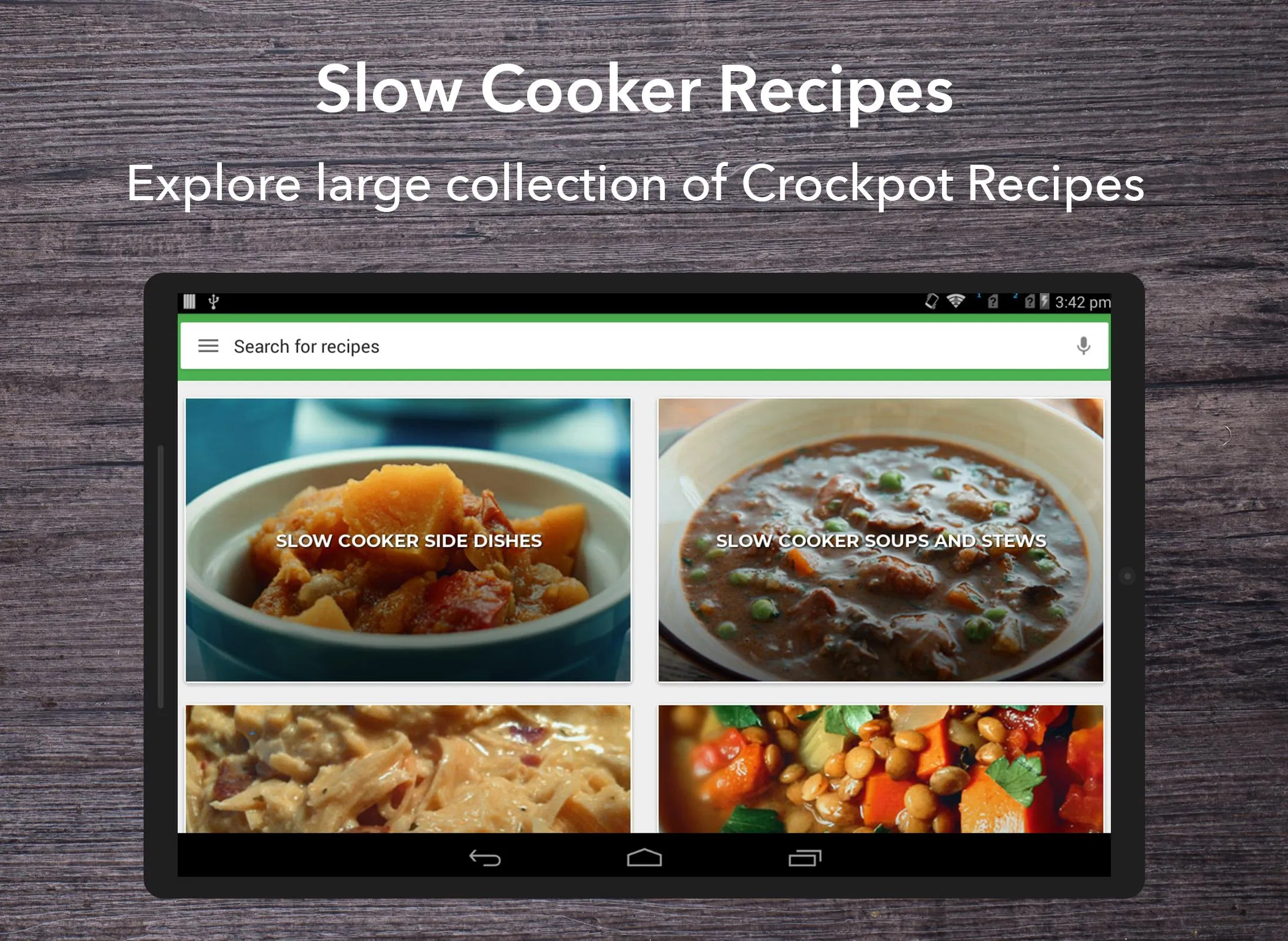 Crock Pot: Slow Cooker Recipes | Indus Appstore | Screenshot