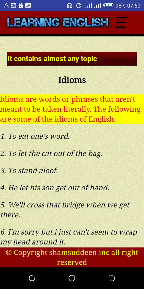 Learning English For Nigerians | Indus Appstore | Screenshot