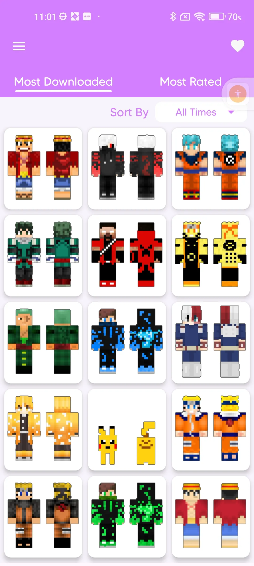 Anime Skin for Minecraft | Indus Appstore | Screenshot