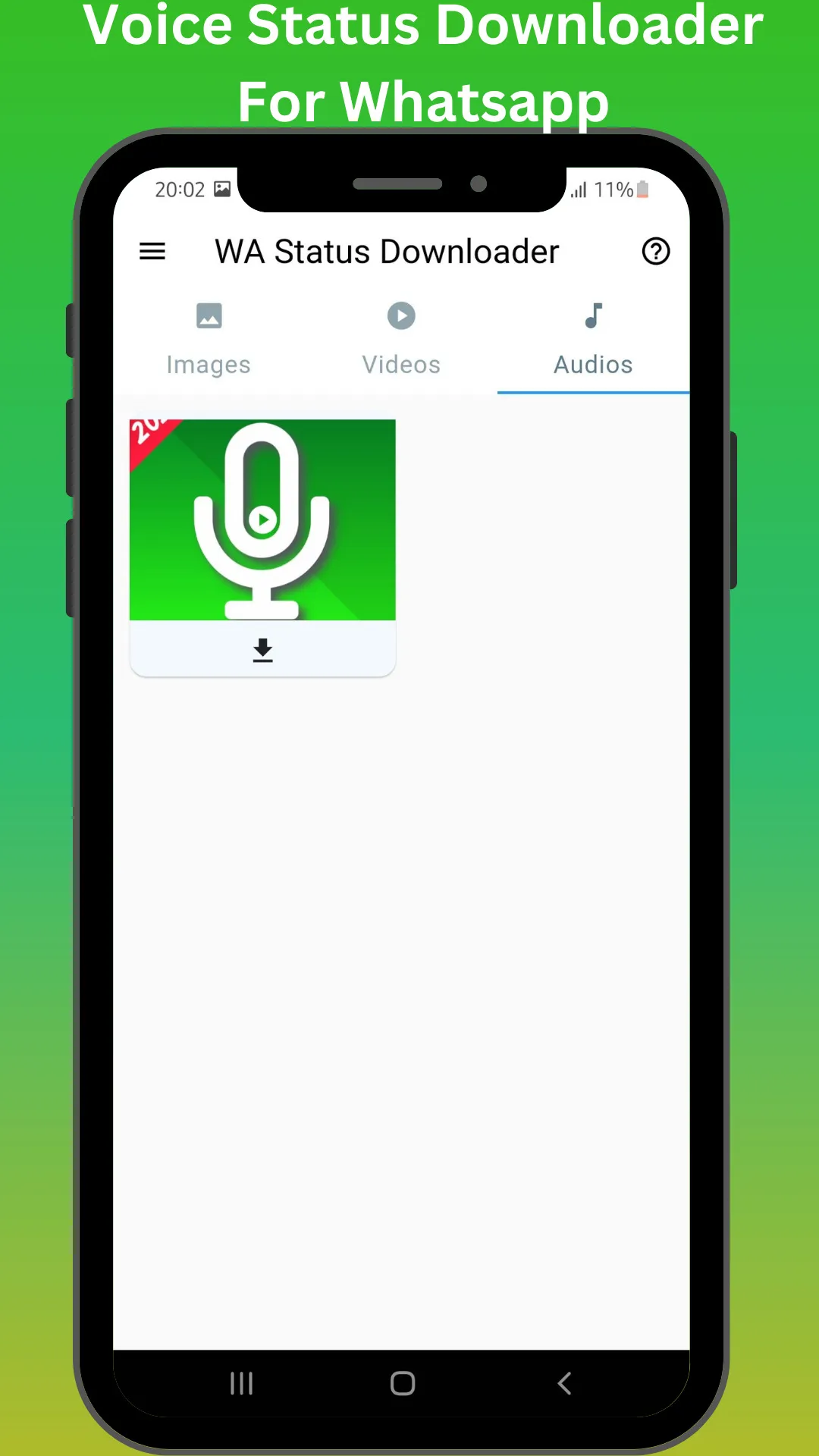 Audio Status Downloader | Indus Appstore | Screenshot