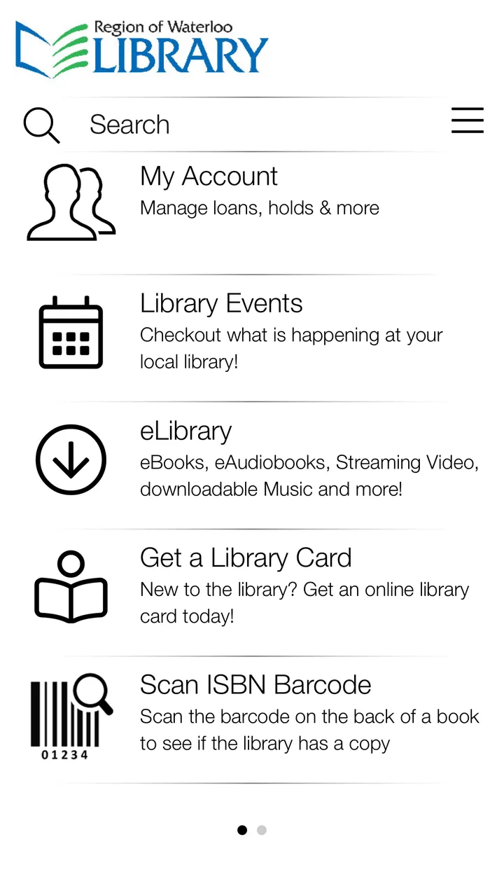 Region of Waterloo Library | Indus Appstore | Screenshot