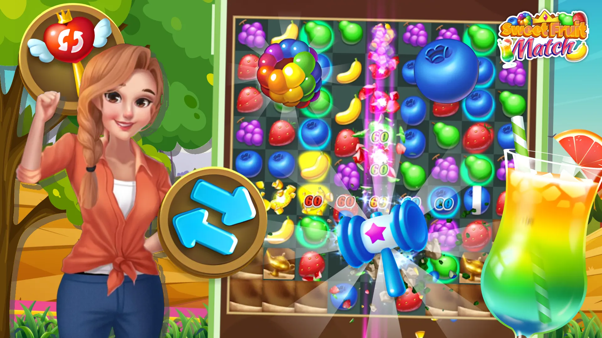 Sweet Fruit Match Puzzle Blast | Indus Appstore | Screenshot