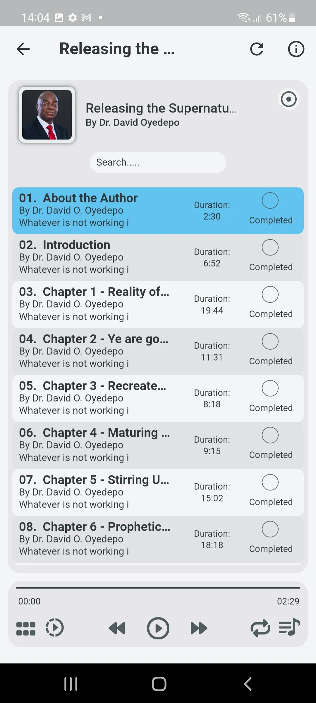 Dr. David Oyedepo's Sermons | Indus Appstore | Screenshot