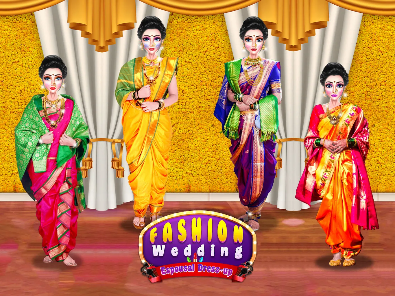 Marathi Wedding Dress up Style | Indus Appstore | Screenshot