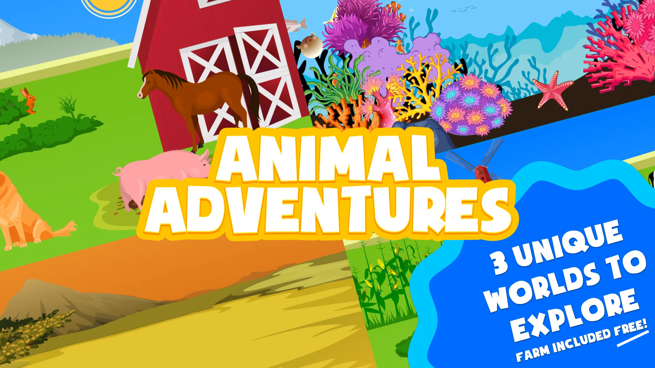 Animal Adventures - kids games | Indus Appstore | Screenshot