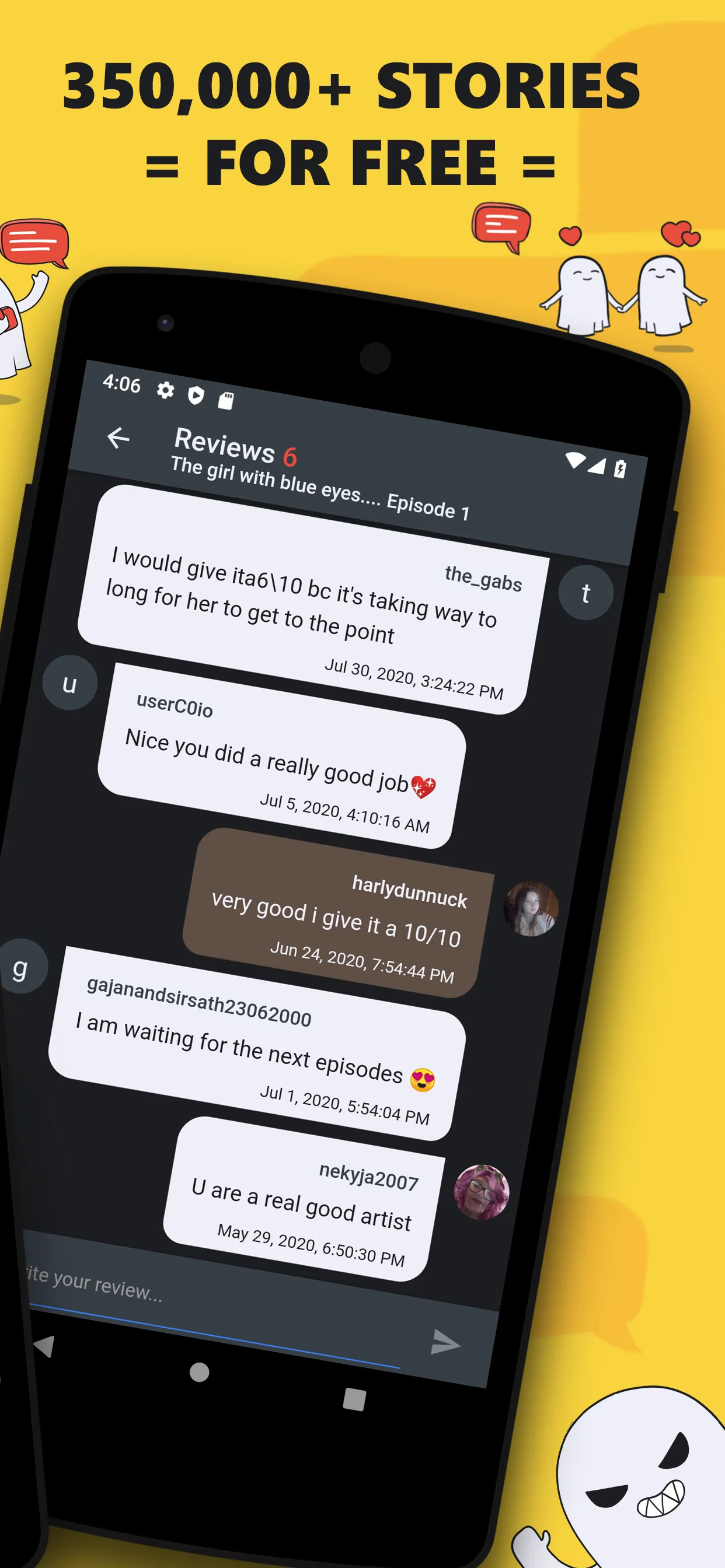 Mistory: Text Chat Story Maker | Indus Appstore | Screenshot